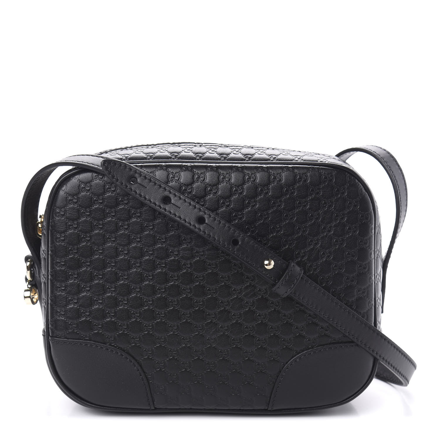 gucci microguccissima mini bree messenger bag black