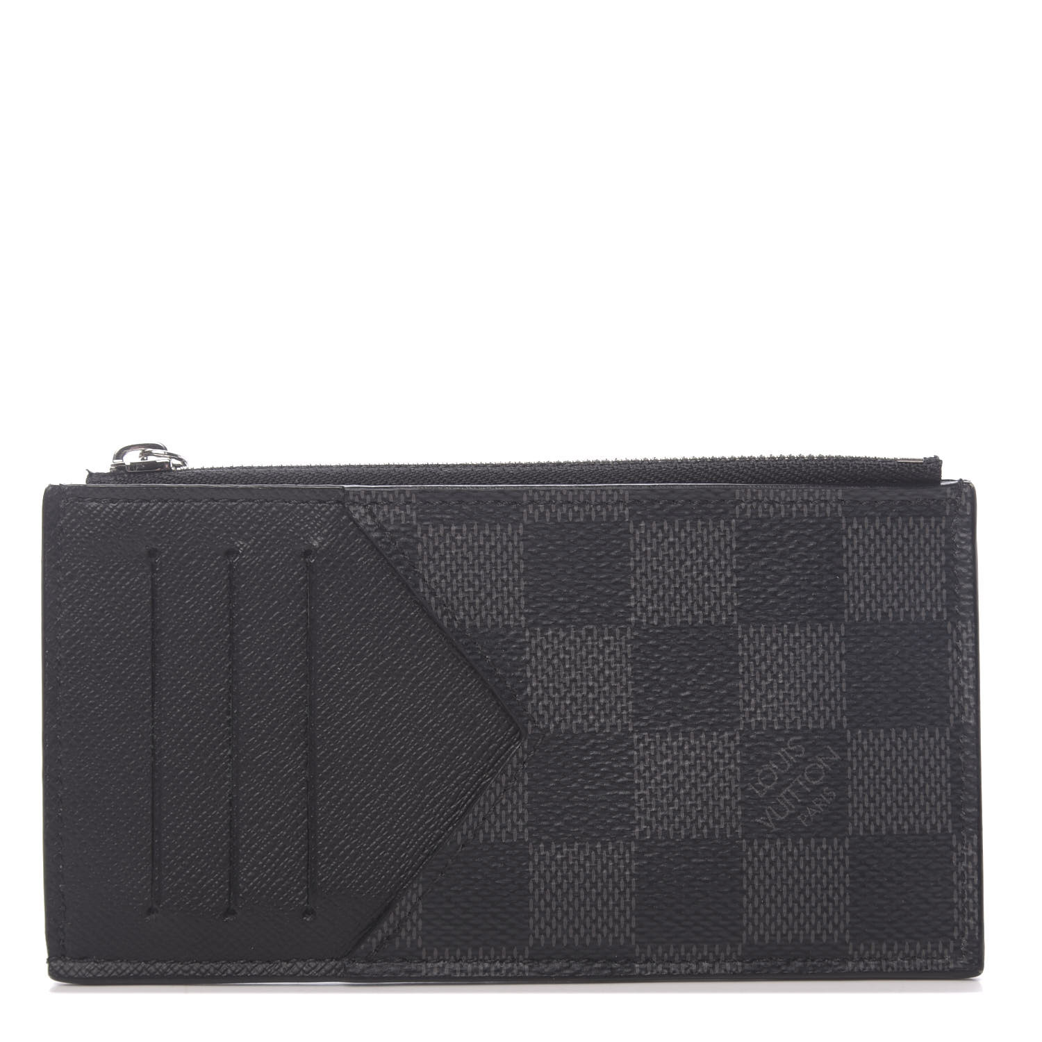 Shipley digital alarm LOUIS VUITTON Damier Graphite Taiga Coin Card Holder 636360 | FASHIONPHILE