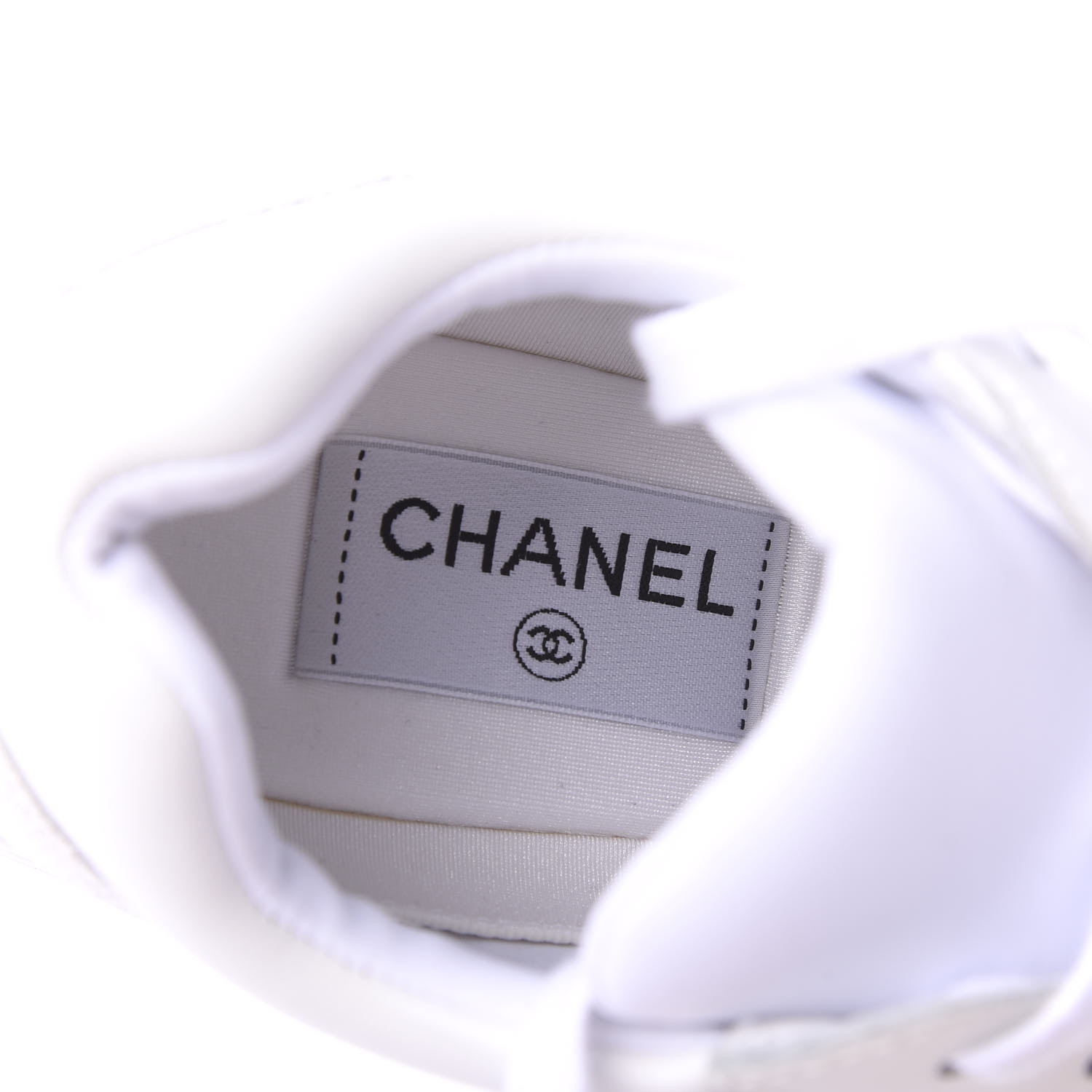 chanel fabric and suede calfskin sneakers
