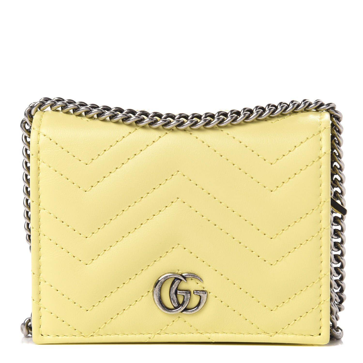 gg marmont card case with strap