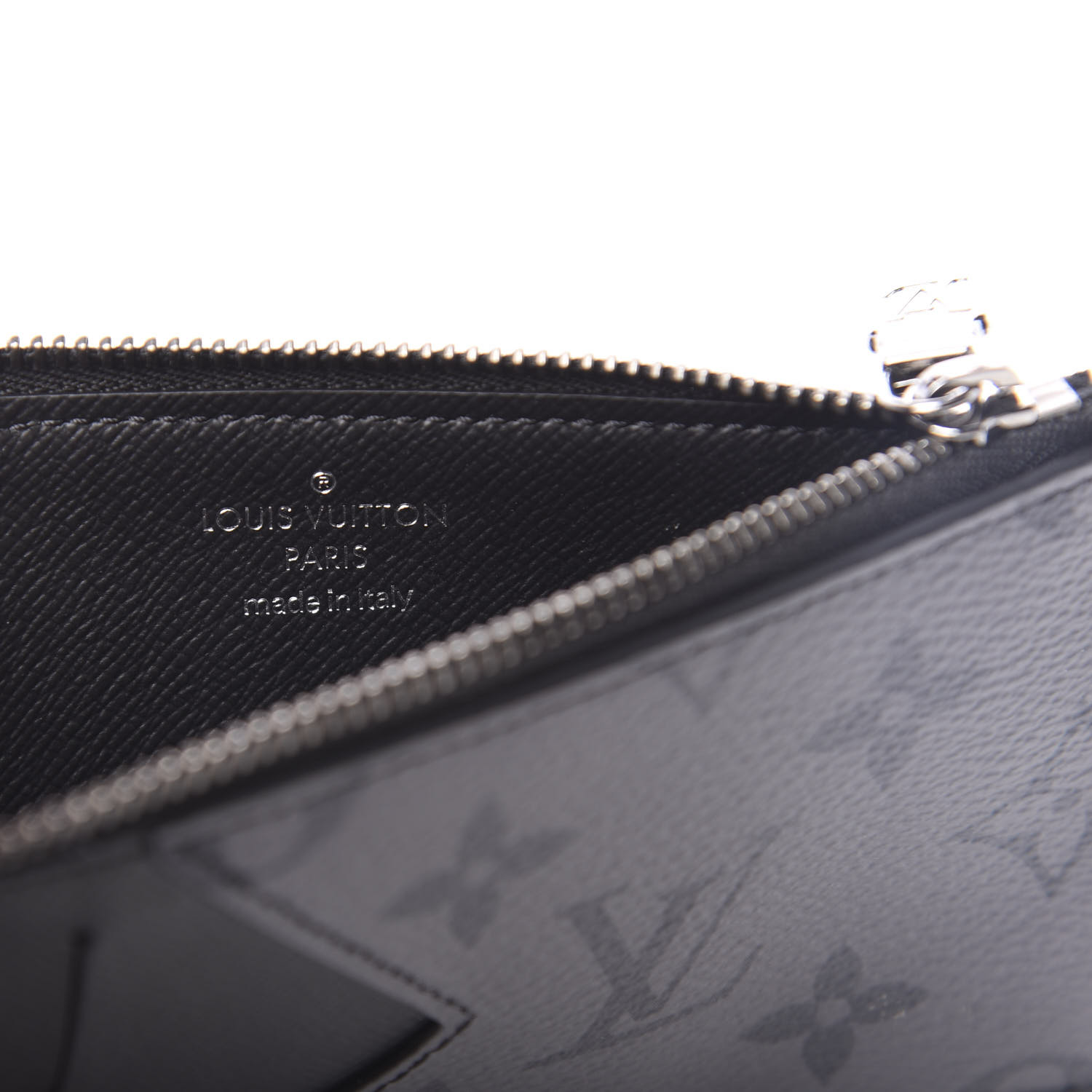 Louis Vuitton, Bags, Louis Vuitton Coin Card Holdermonogram Eclipse  Reverse Gray