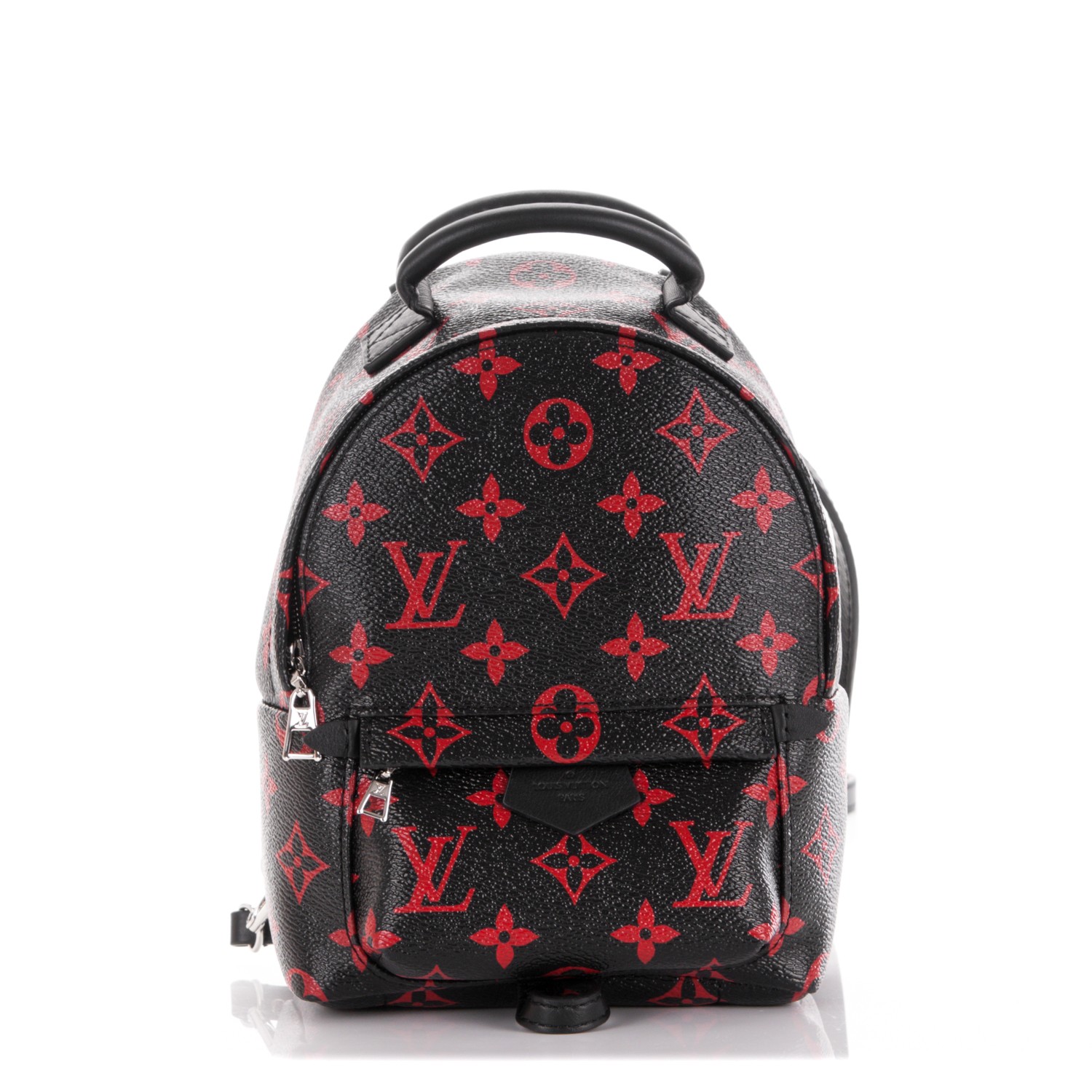 louis vuitton red and black mini backpack