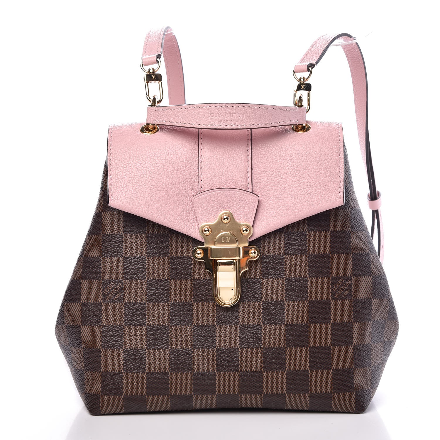 LOUIS VUITTON Damier Ebene Clapton Backpack Magnolia 310794