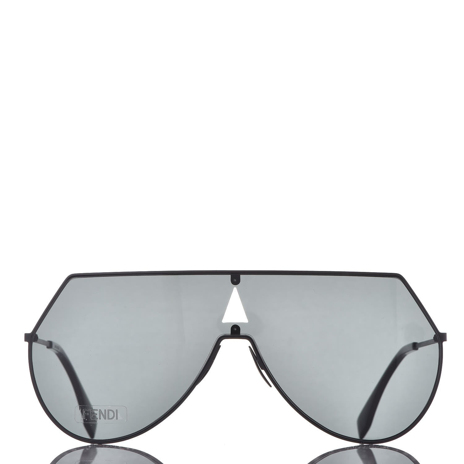 FENDI Mirrored Eyeline Sunglasses FF 0193/S Black 337535