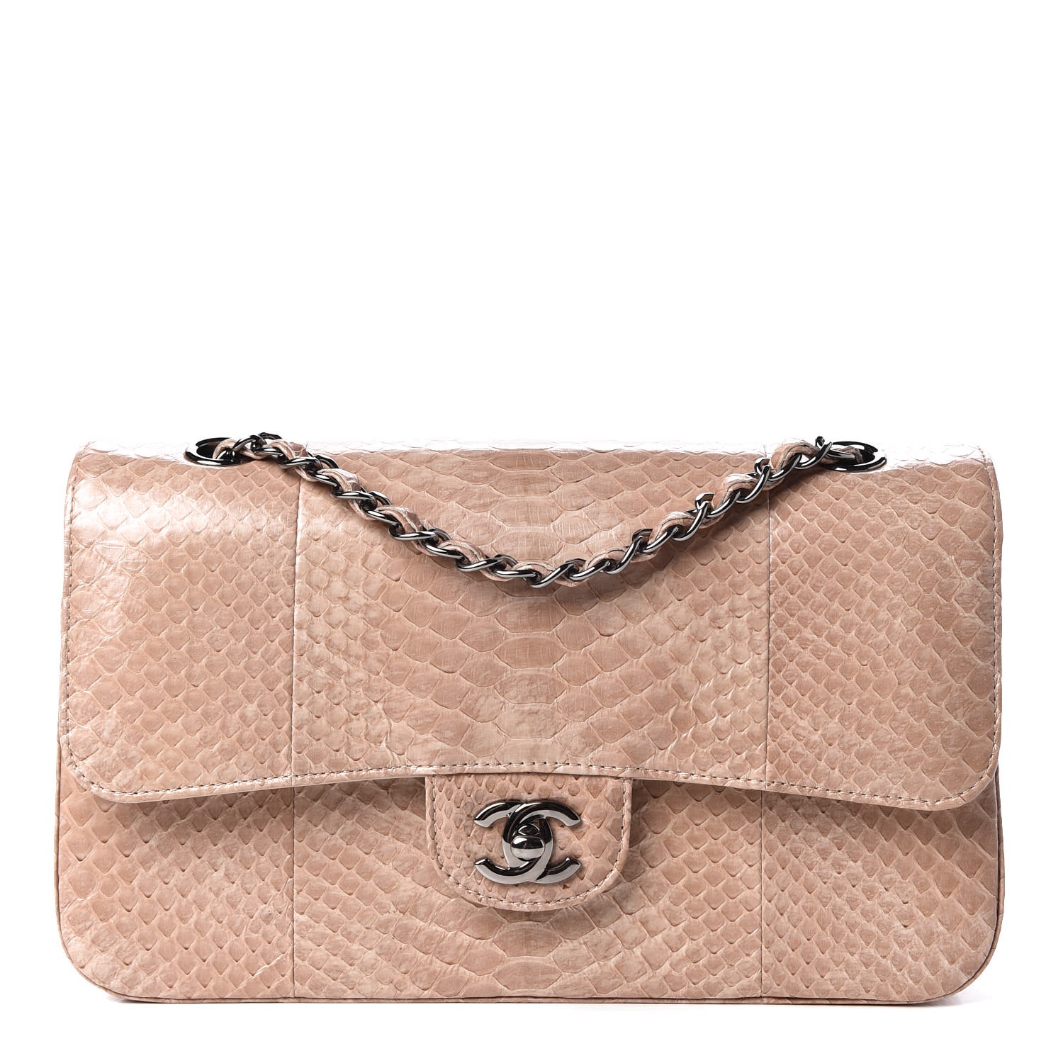 pink python chanel bag