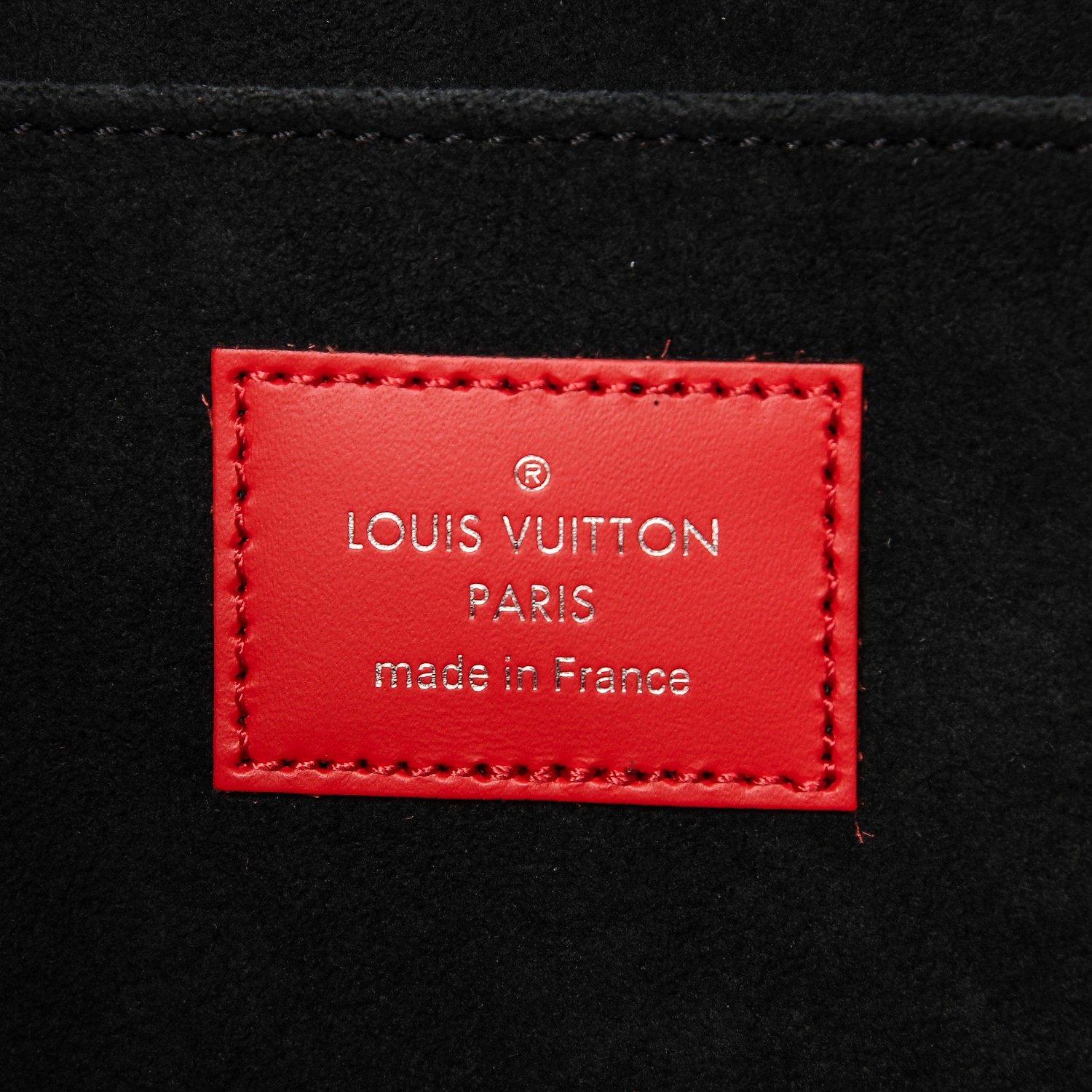 LOUIS VUITTON X Supreme Epi Pochette Jour GM Red 196333