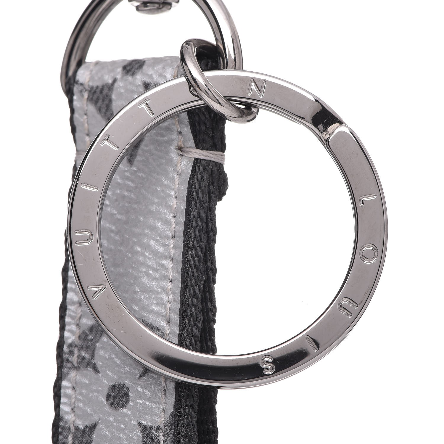 LOUIS VUITTON Monogram Reflect Dragonne Bag Charm Key Holder 330596