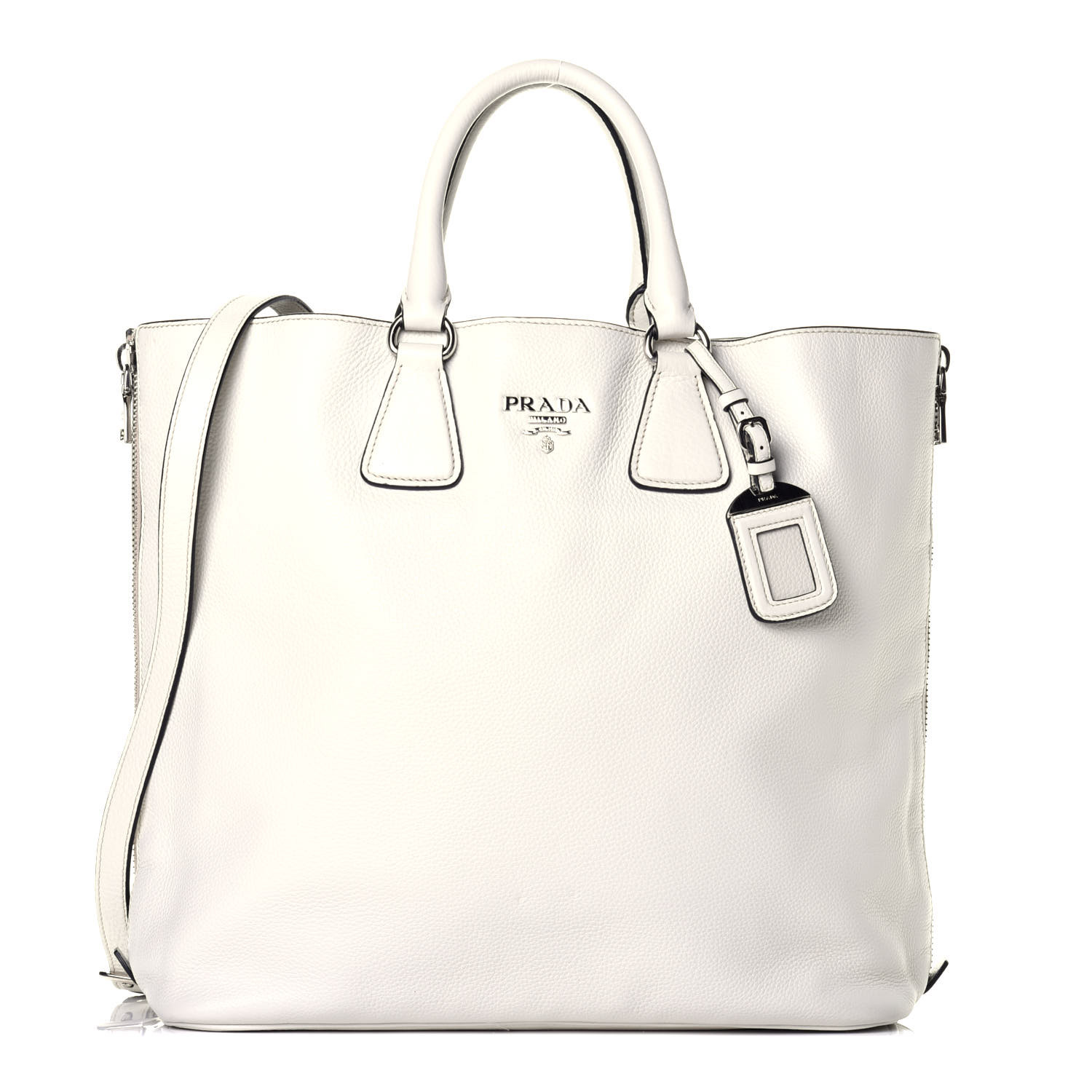 prada zip tote