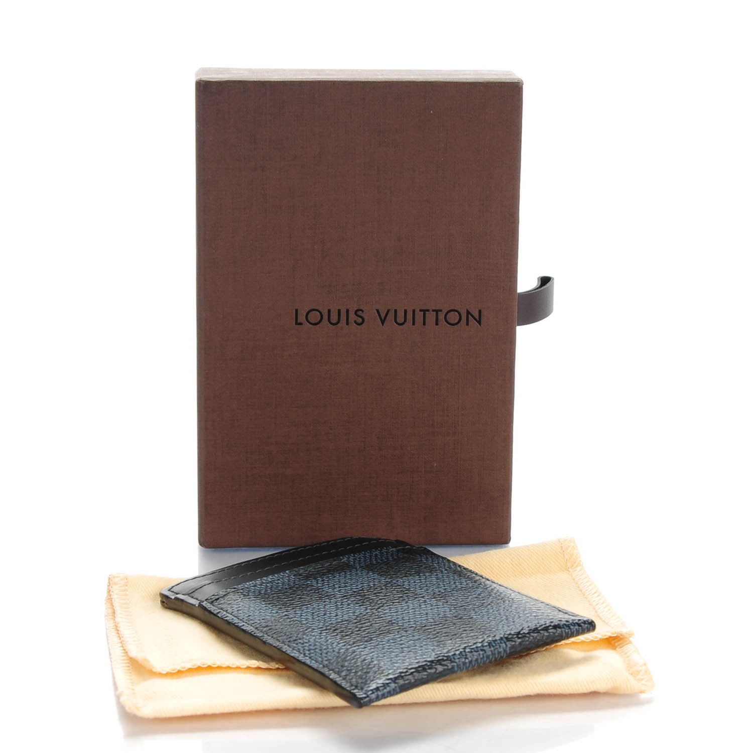 LOUIS VUITTON Damier Cobalt Card Holder 146532