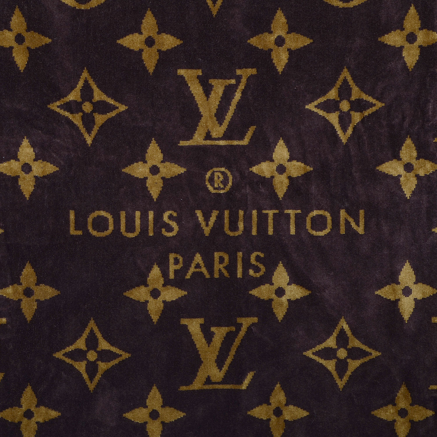 Louis Vuitton Monogram Classic Beach Towel - Blue Bath, Bedding