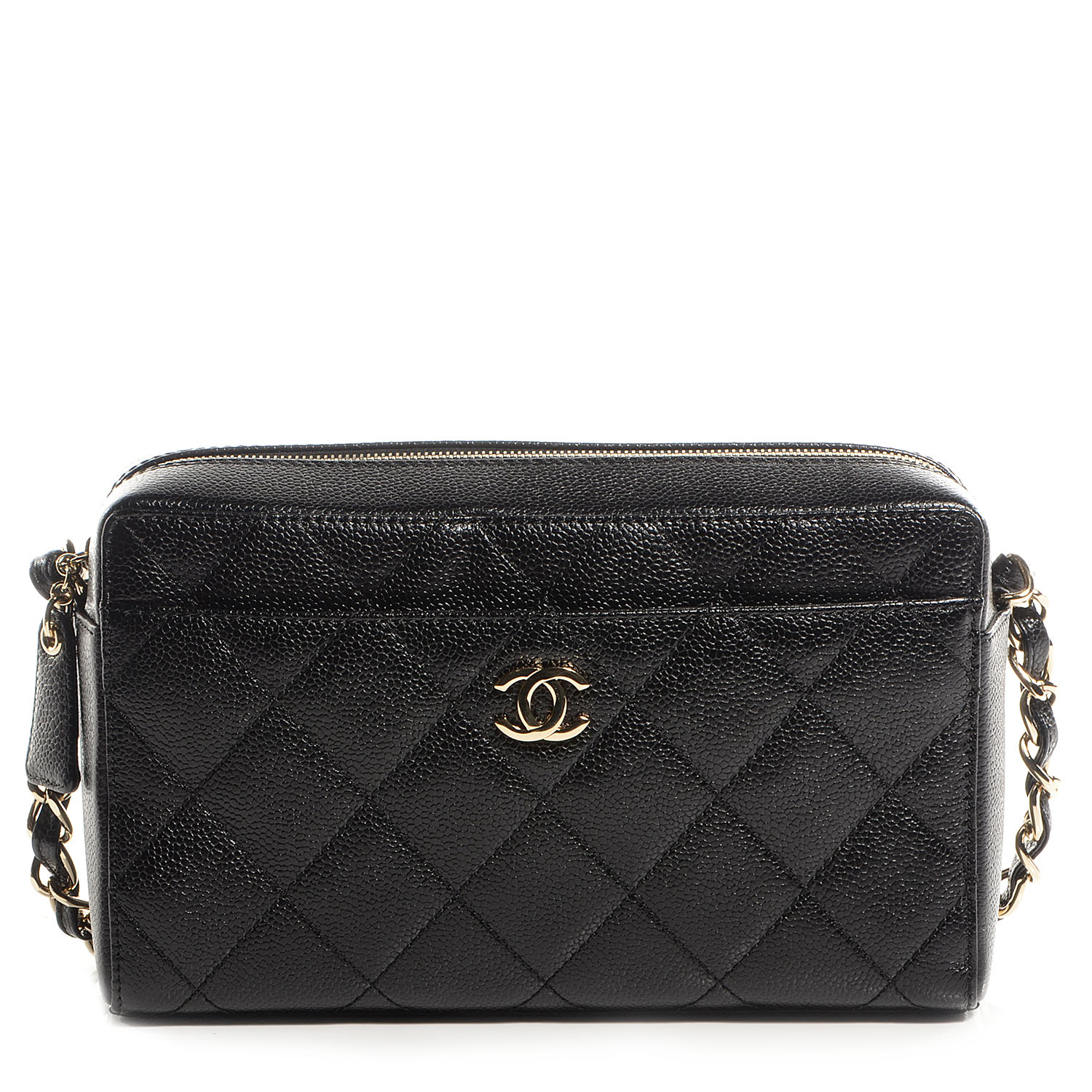 chanel camera case black