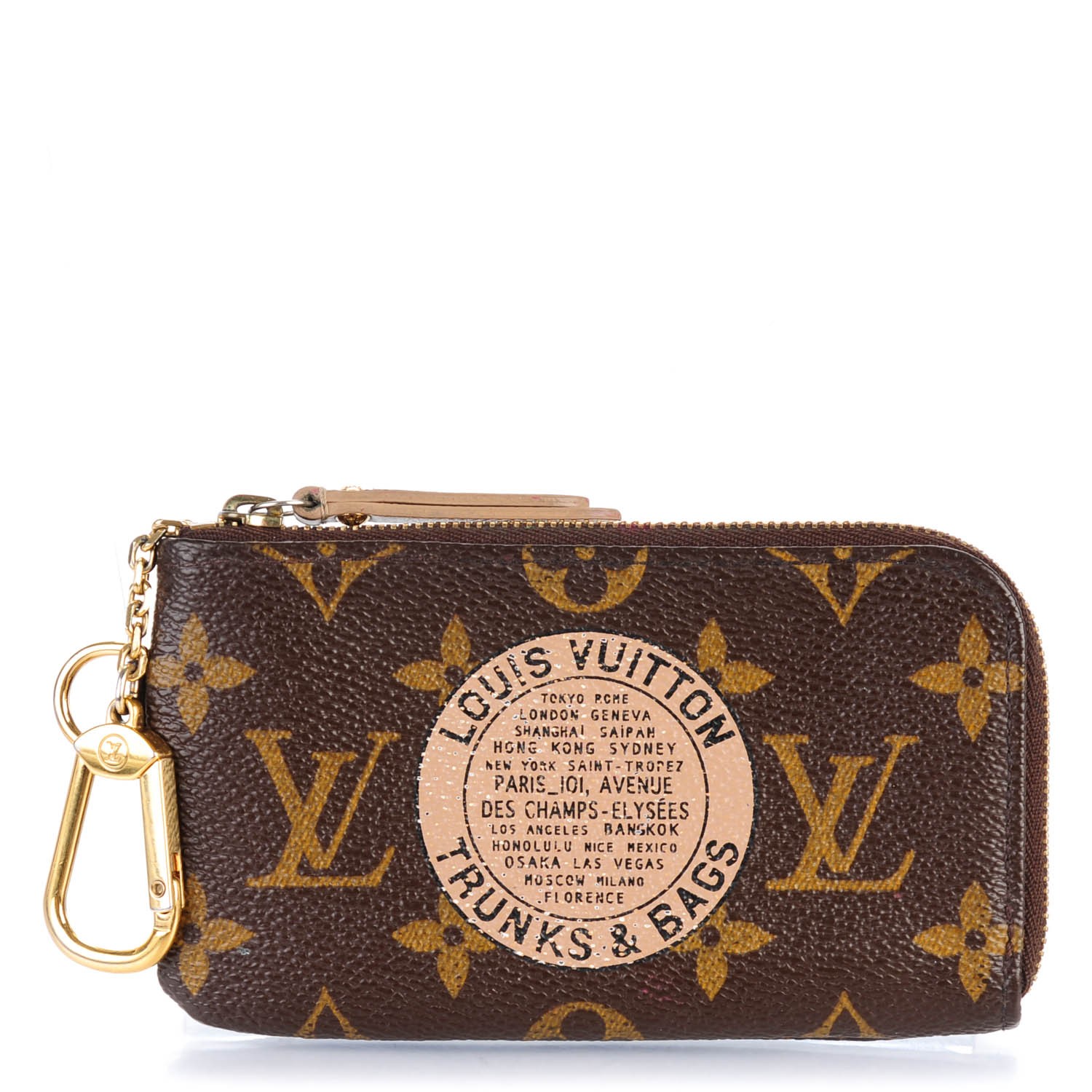 LOUIS VUITTON Monogram Complice Trunks and Bags Key Pouch 151704