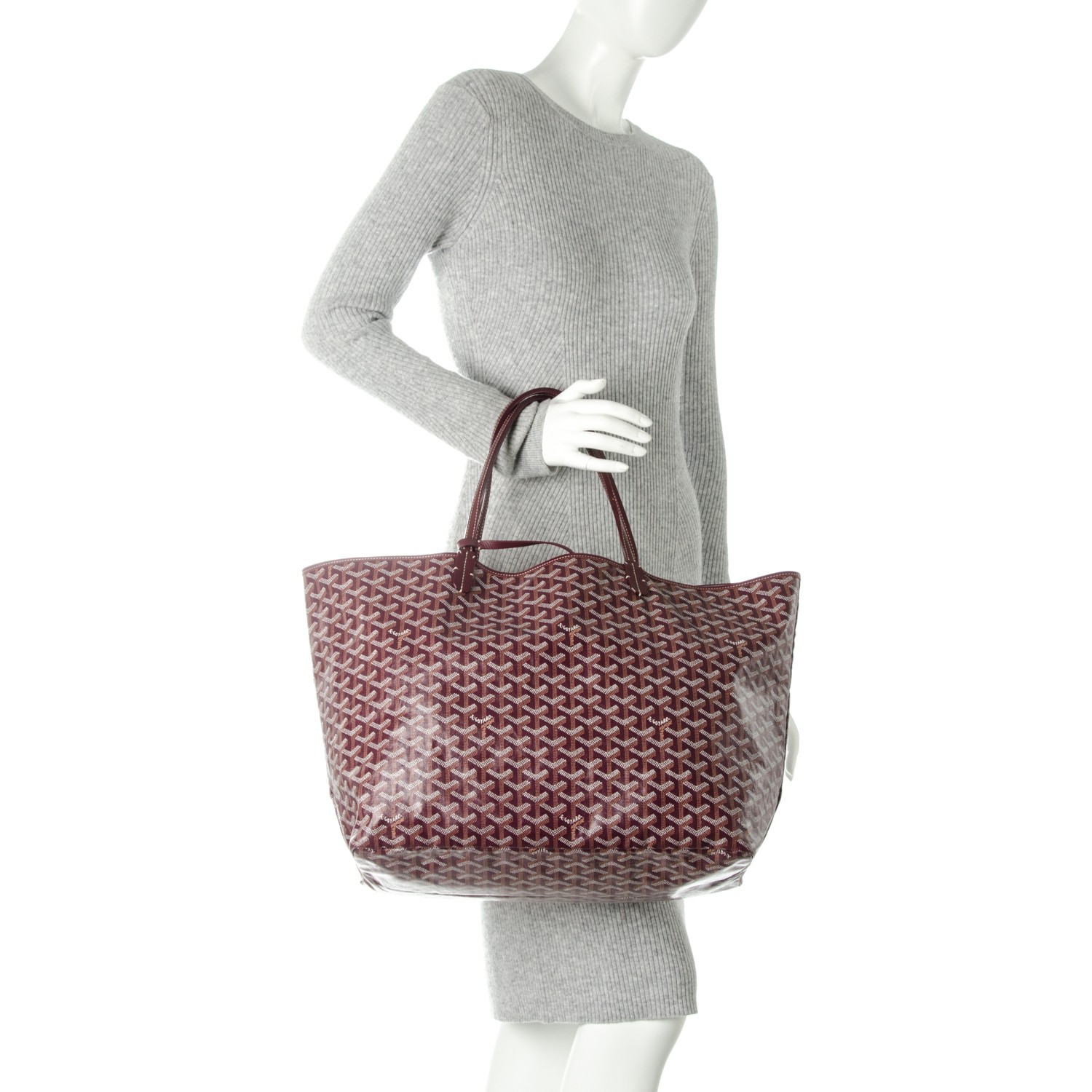 goyard st louis burgundy