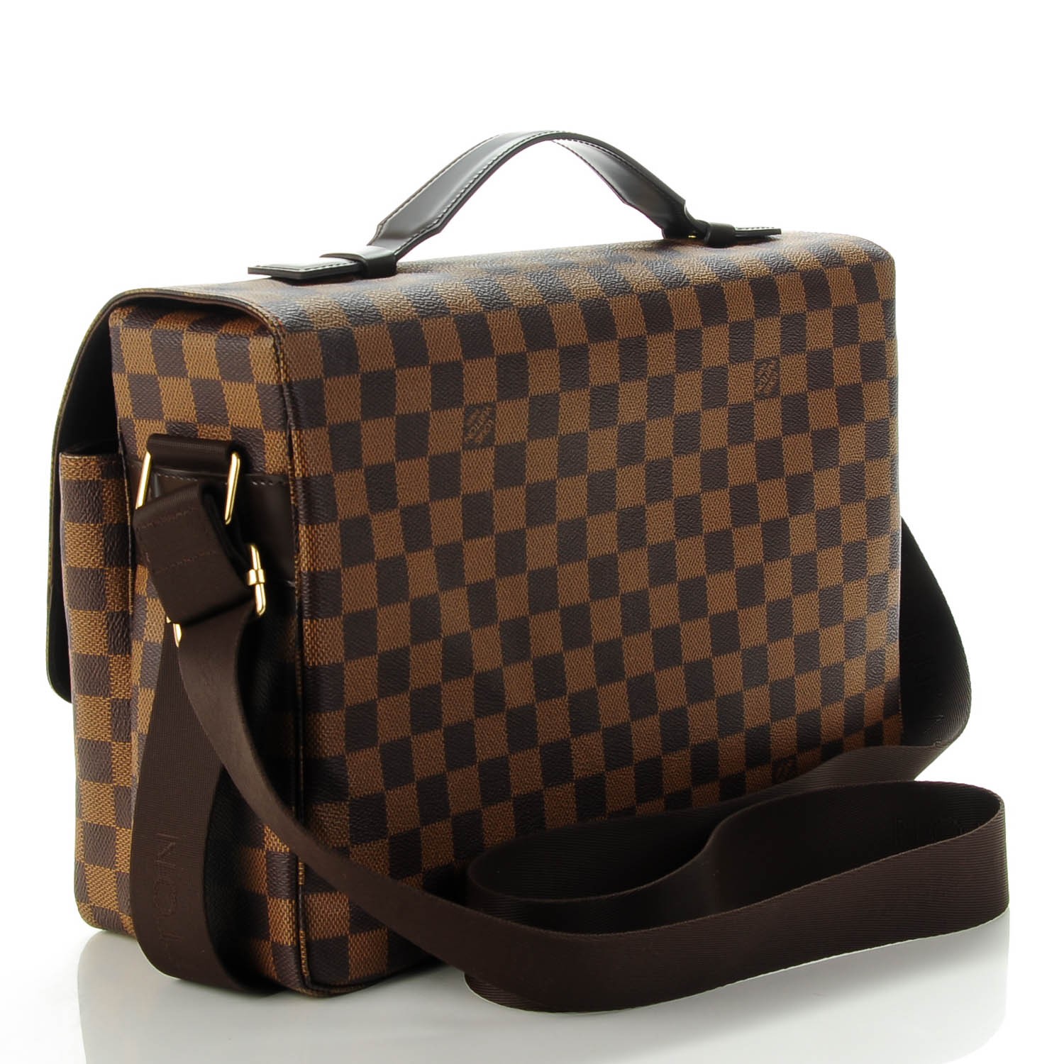 Louis Vuitton Vintage Brown Damier Ebene Broadway Canvas Messenger Bag, Best Price and Reviews