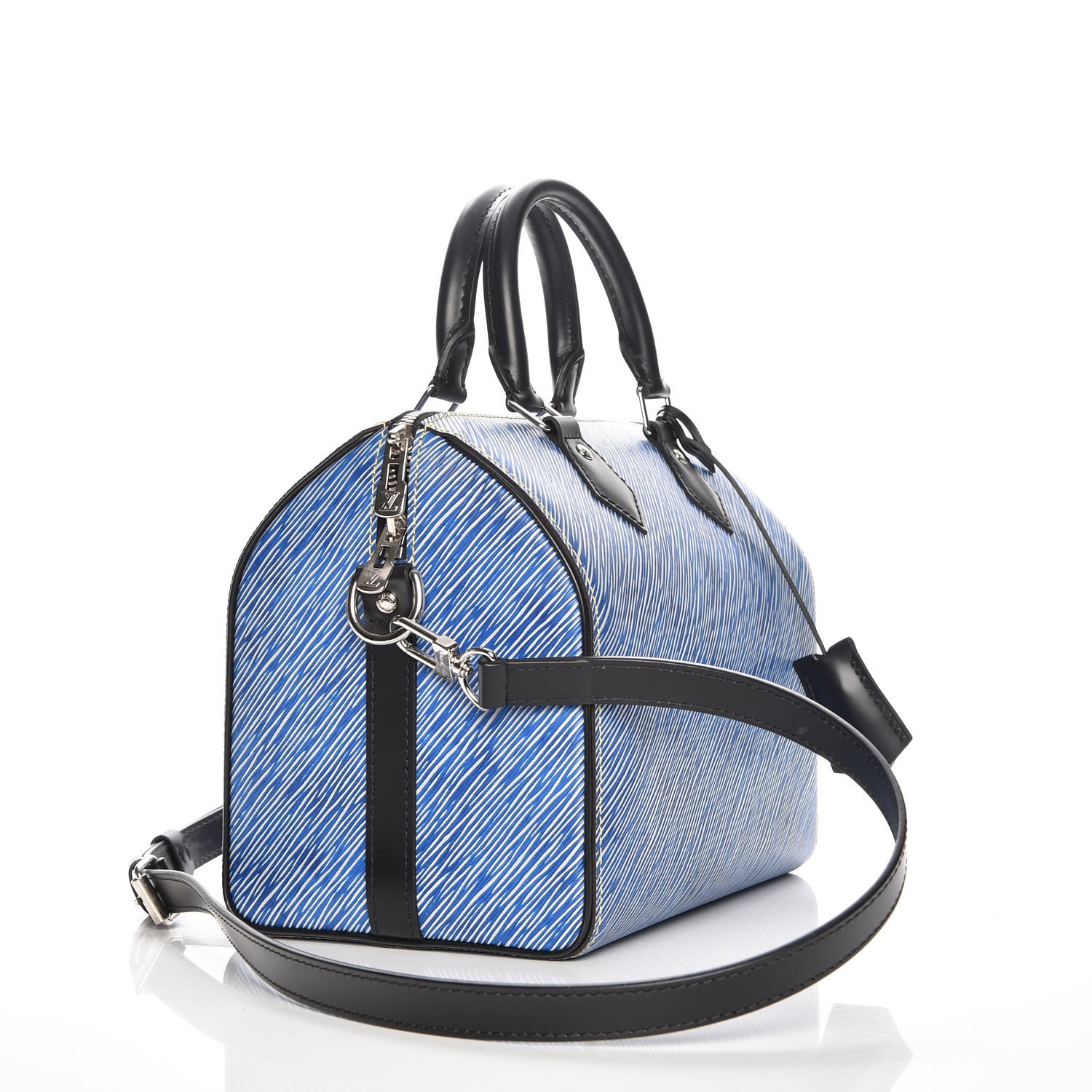 louis vuitton epi speedy sizes LOUIS VUITTON Epi Speedy Bandouliere 25 Denim 255541