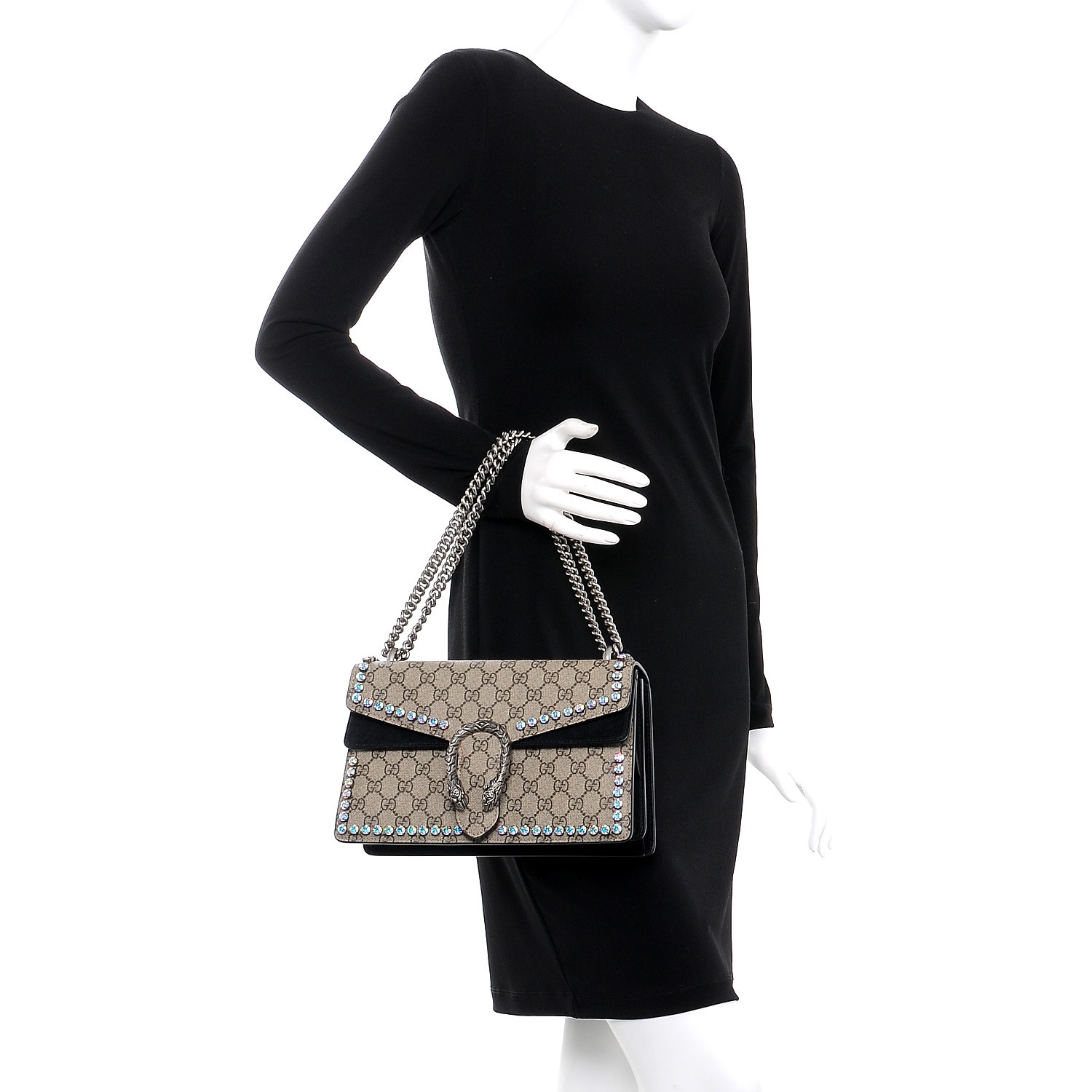 dionysus gg small crystal shoulder bag