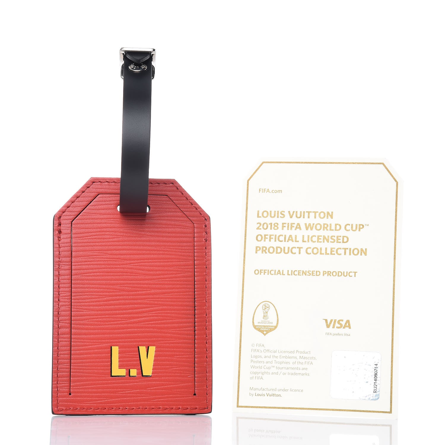 LOUIS VUITTON Epi FIFA Name Tag Germany 352277