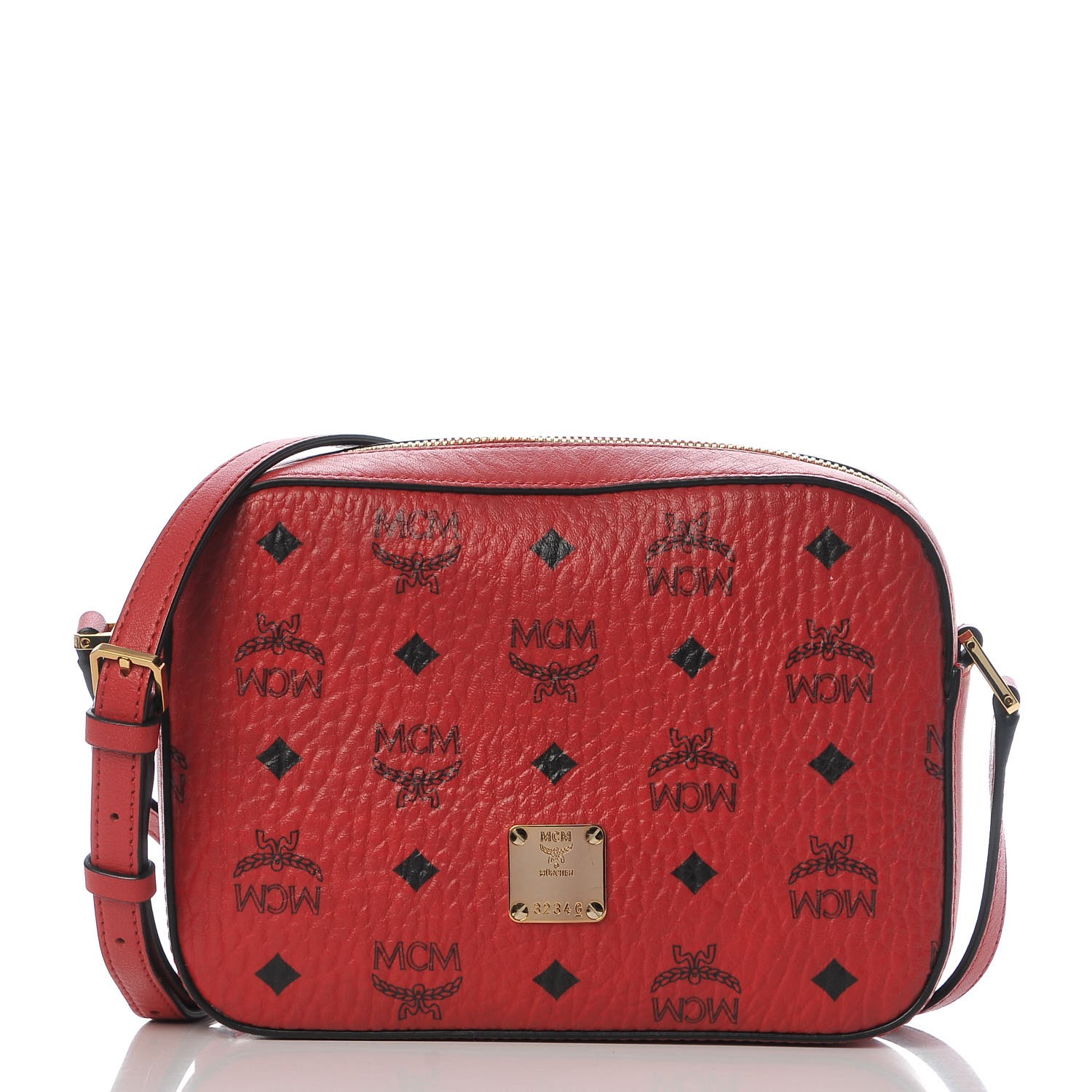 mcm brown purse