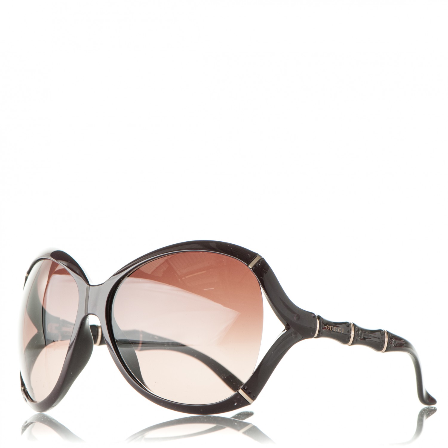 gucci bamboo sunglasses brown