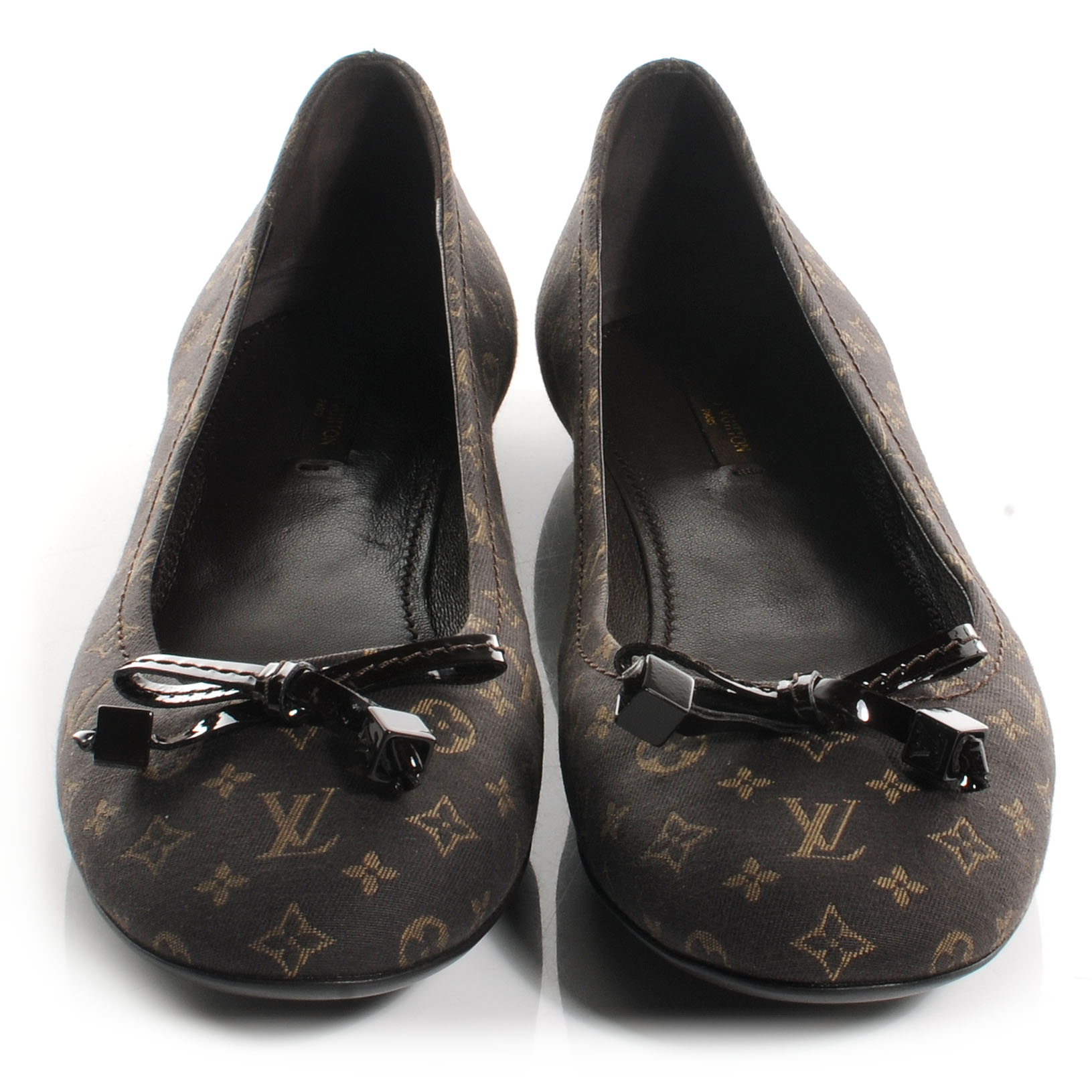 monogram ballet flats