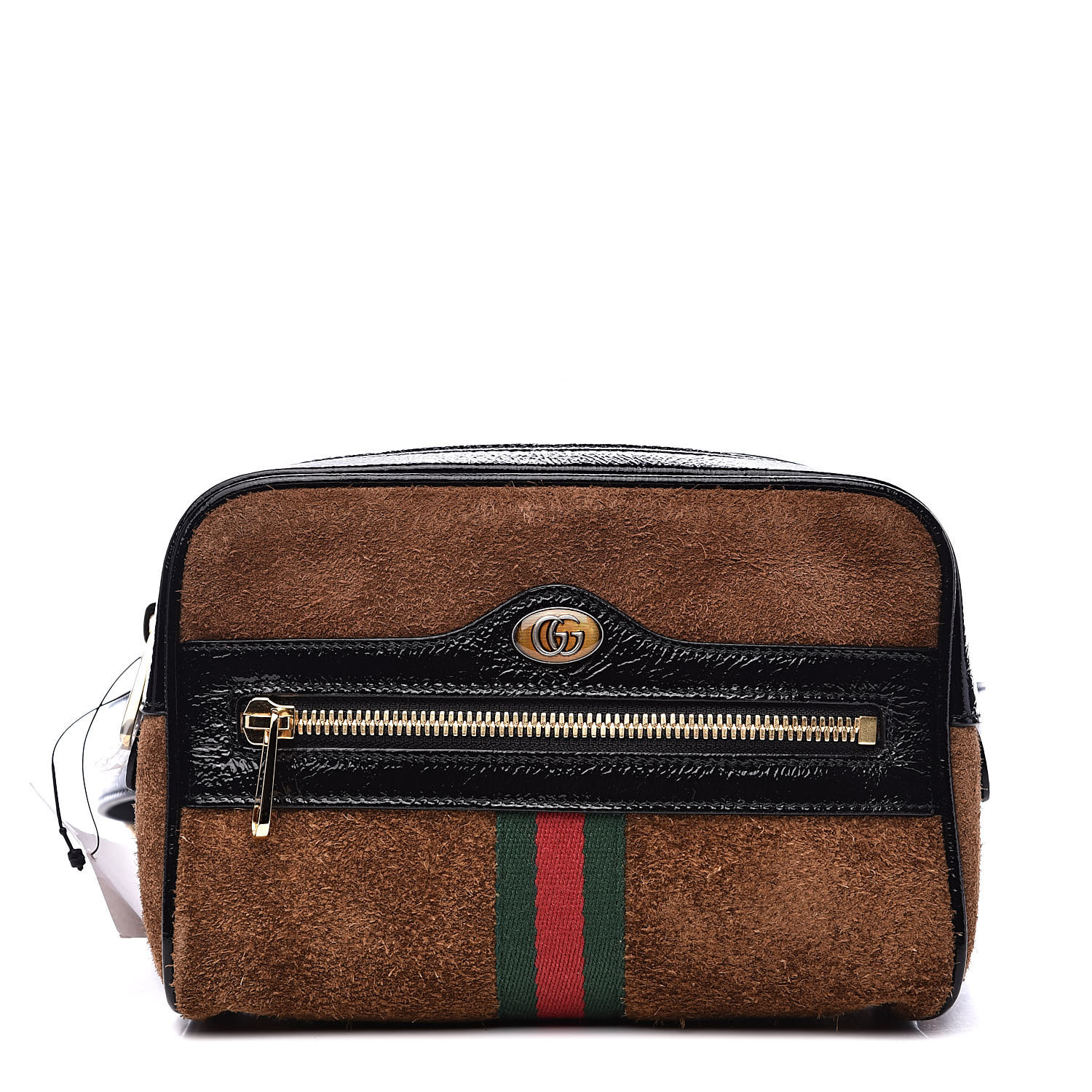GUCCI Suede Small Ophidia Belt Bag 85 34 Brown 527553