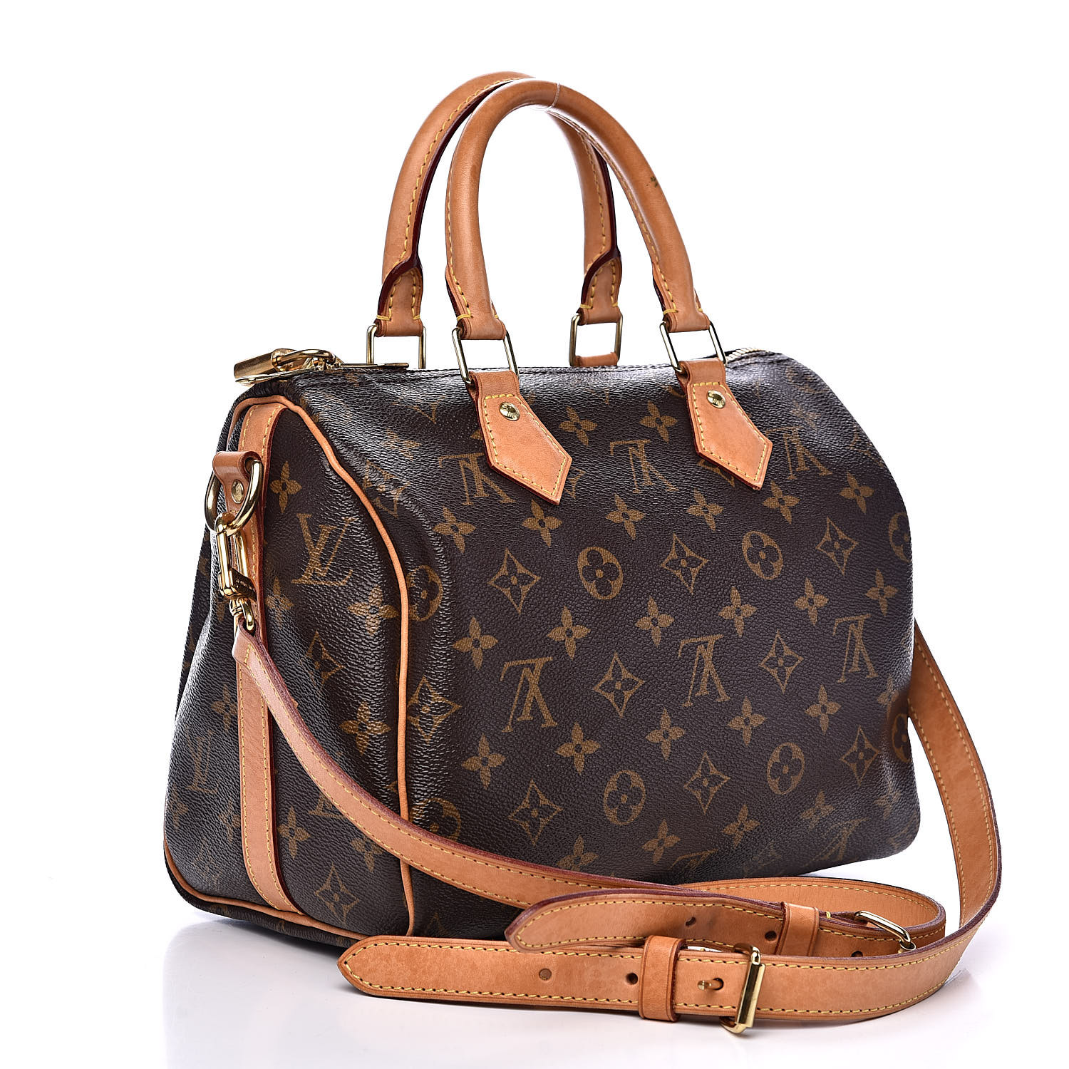 LOUIS VUITTON Monogram Speedy Bandouliere 25 529022