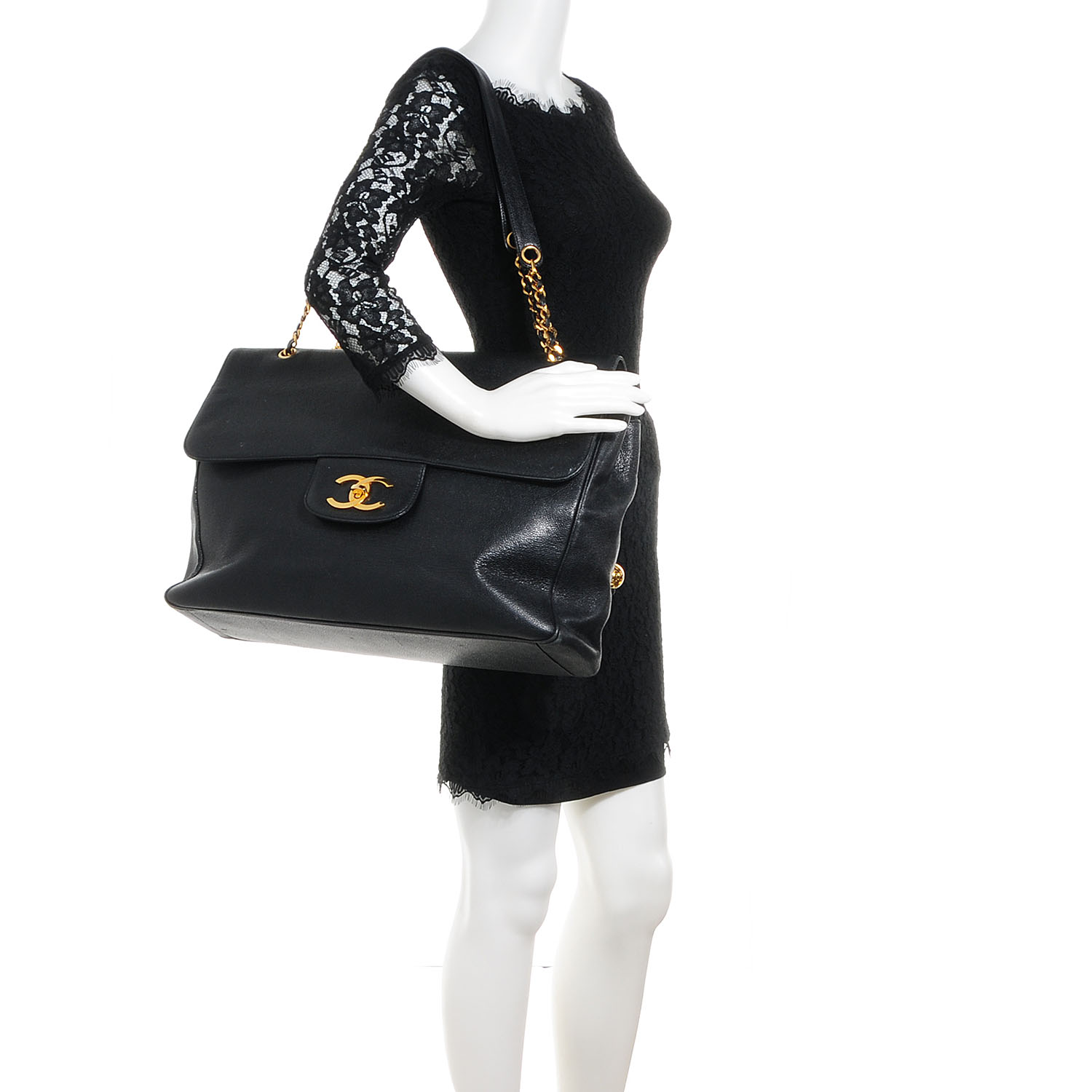 Chanel Caviar Xl Weekender Bag Black 69928 Chanel Caviar Xl Weekender Bag Black 69928