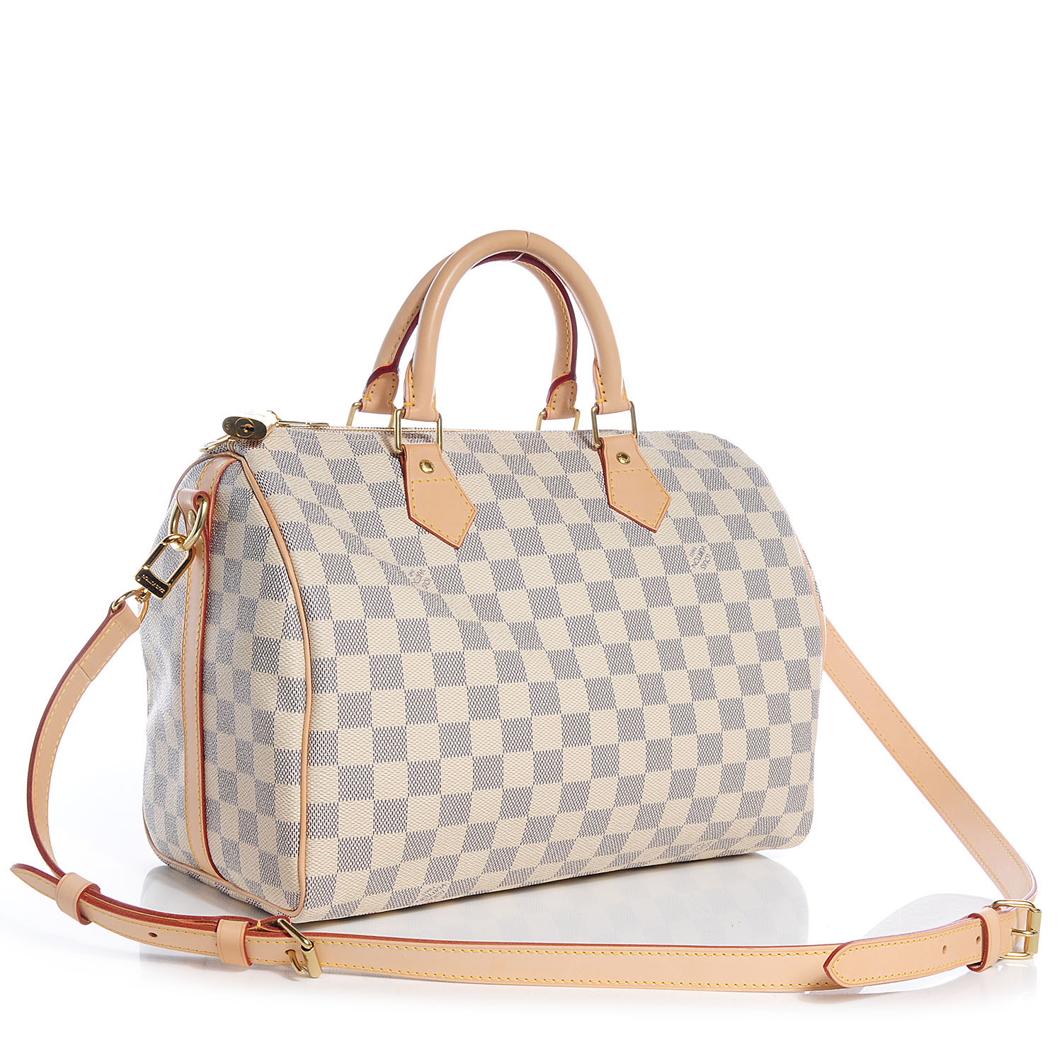 LOUIS VUITTON Damier Azur Speedy Bandouliere 30 Hand Bag N41001