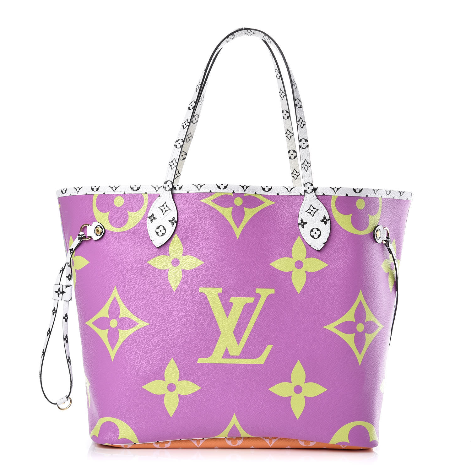 LOUIS VUITTON Monogram Giant Neverfull MM Pink Lilac 384397