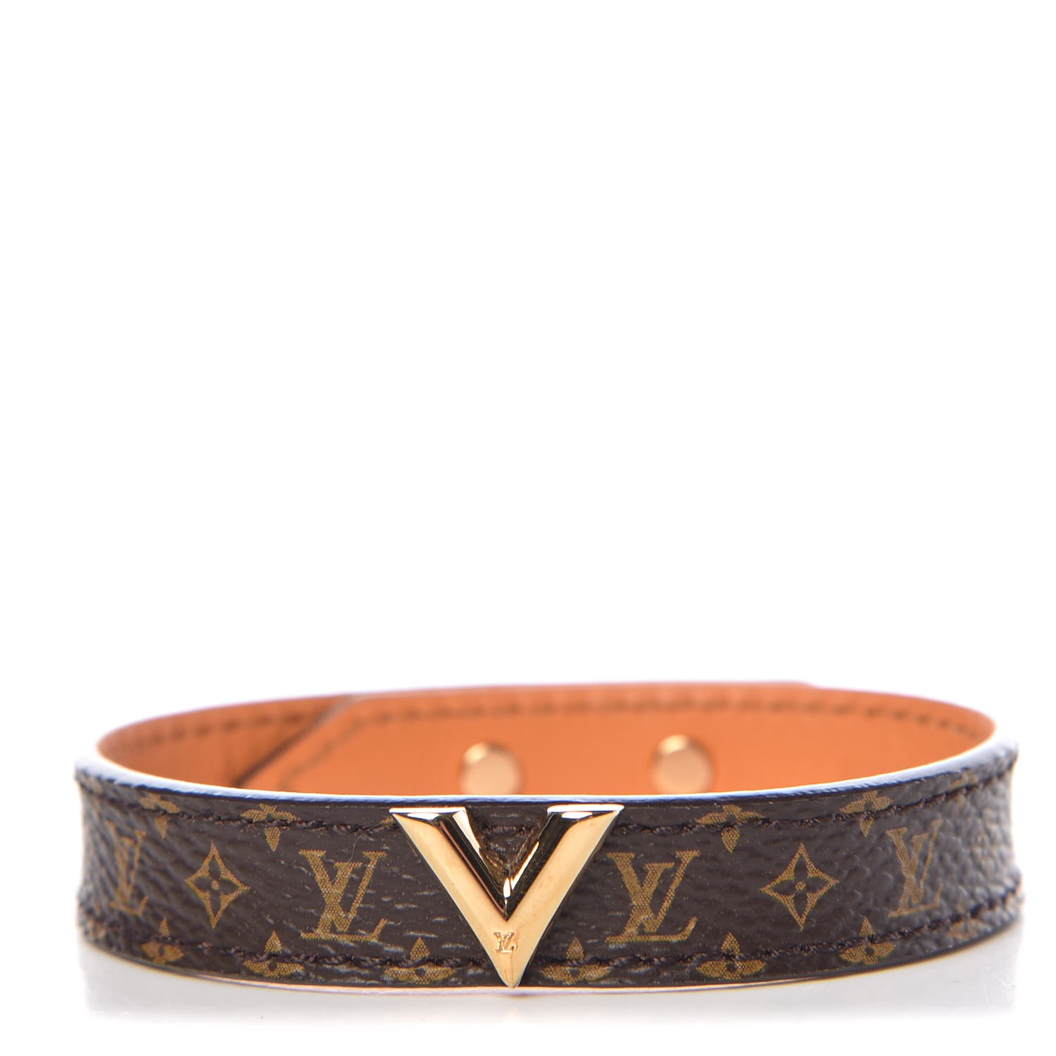 LOUIS VUITTON Monogram Essential V Bracelet 19 346900