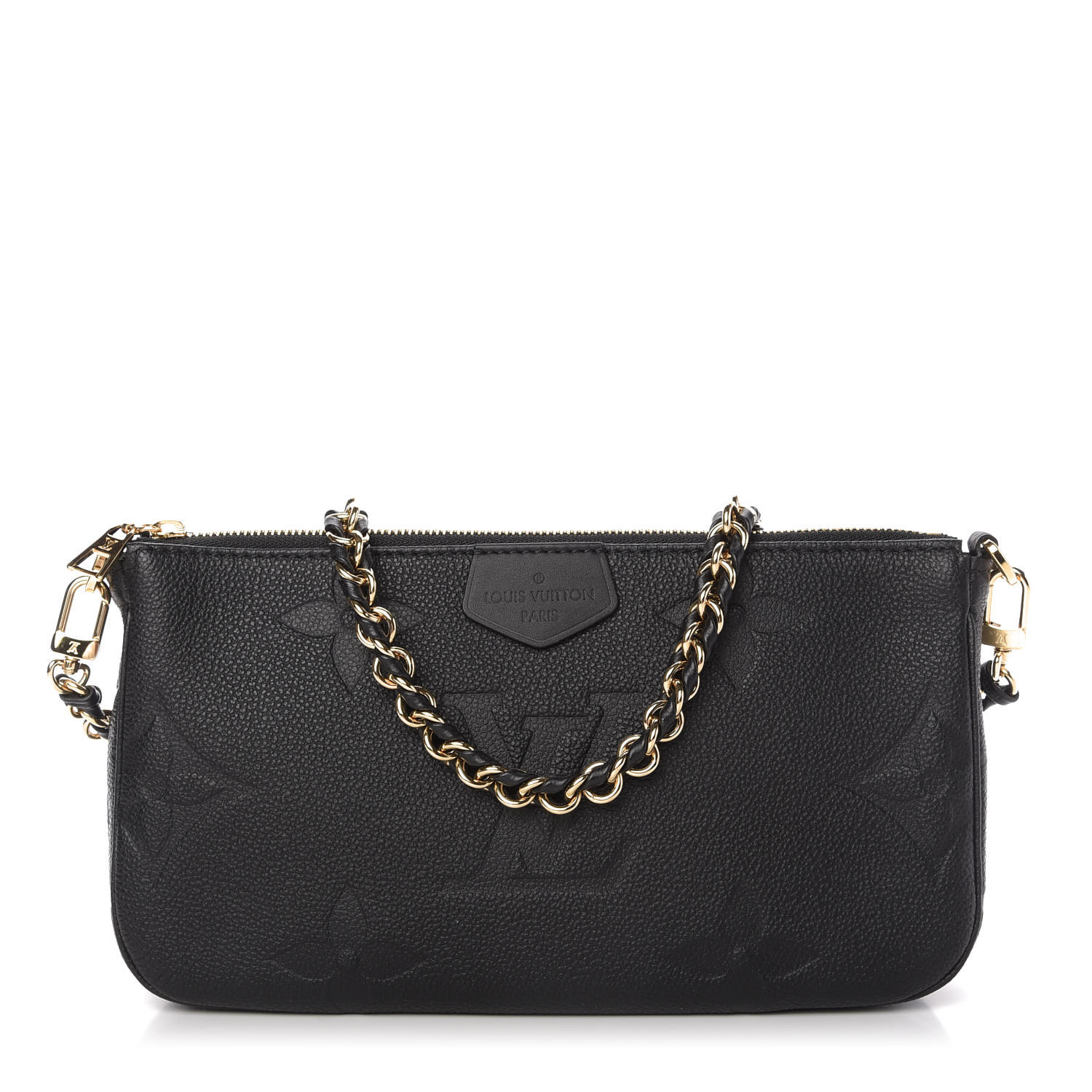 lv multi pochette empreinte black