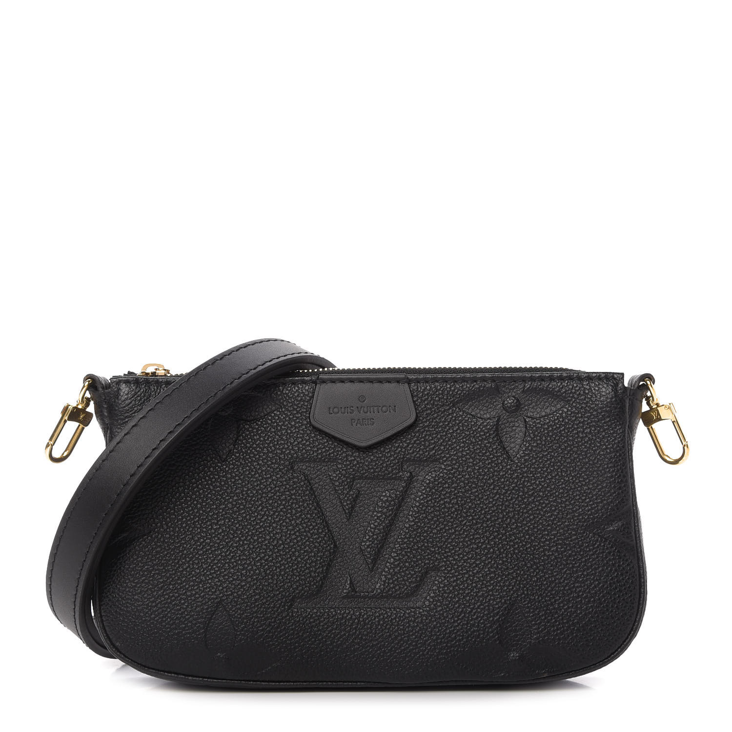 lv multi pochette empreinte black