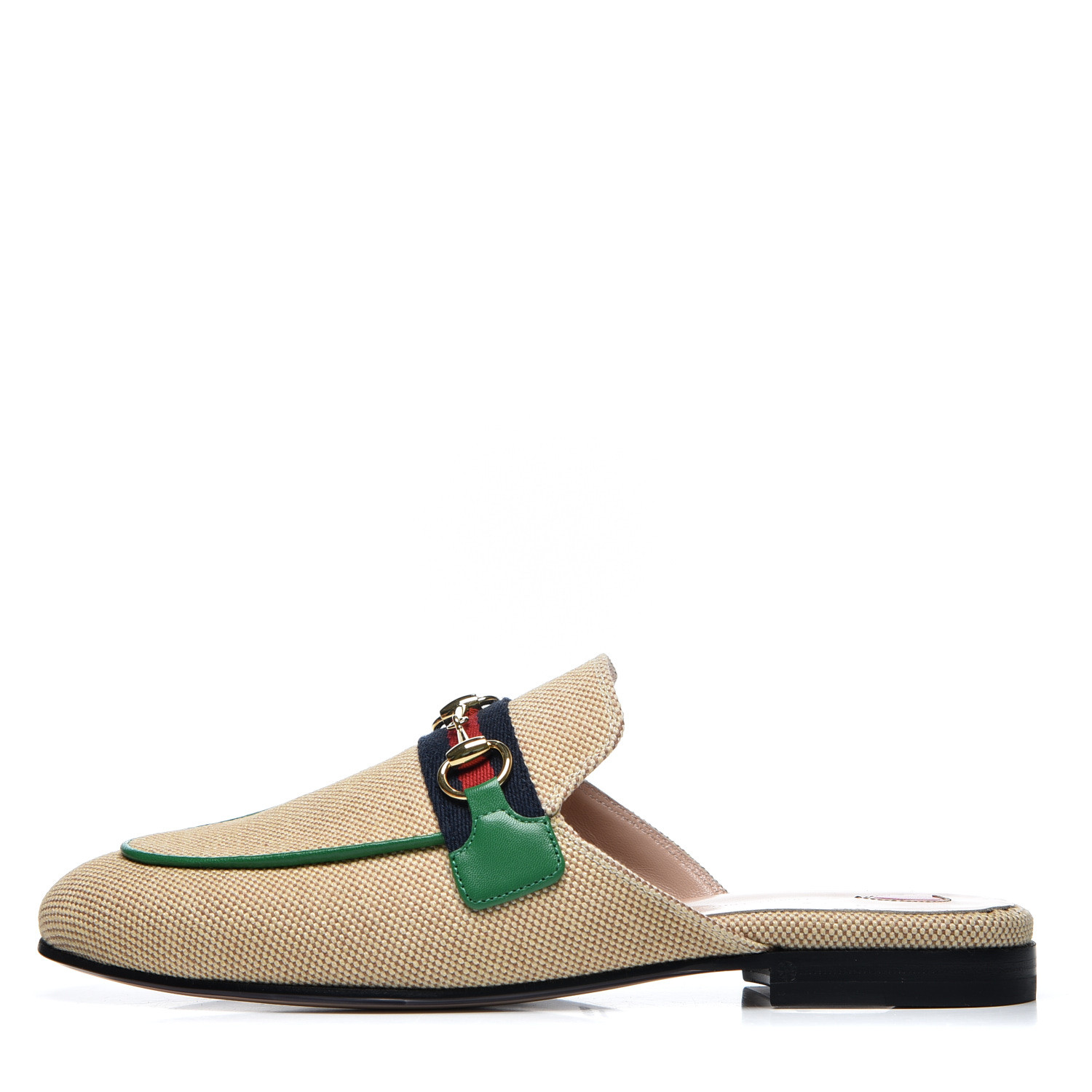 gucci canvas slippers