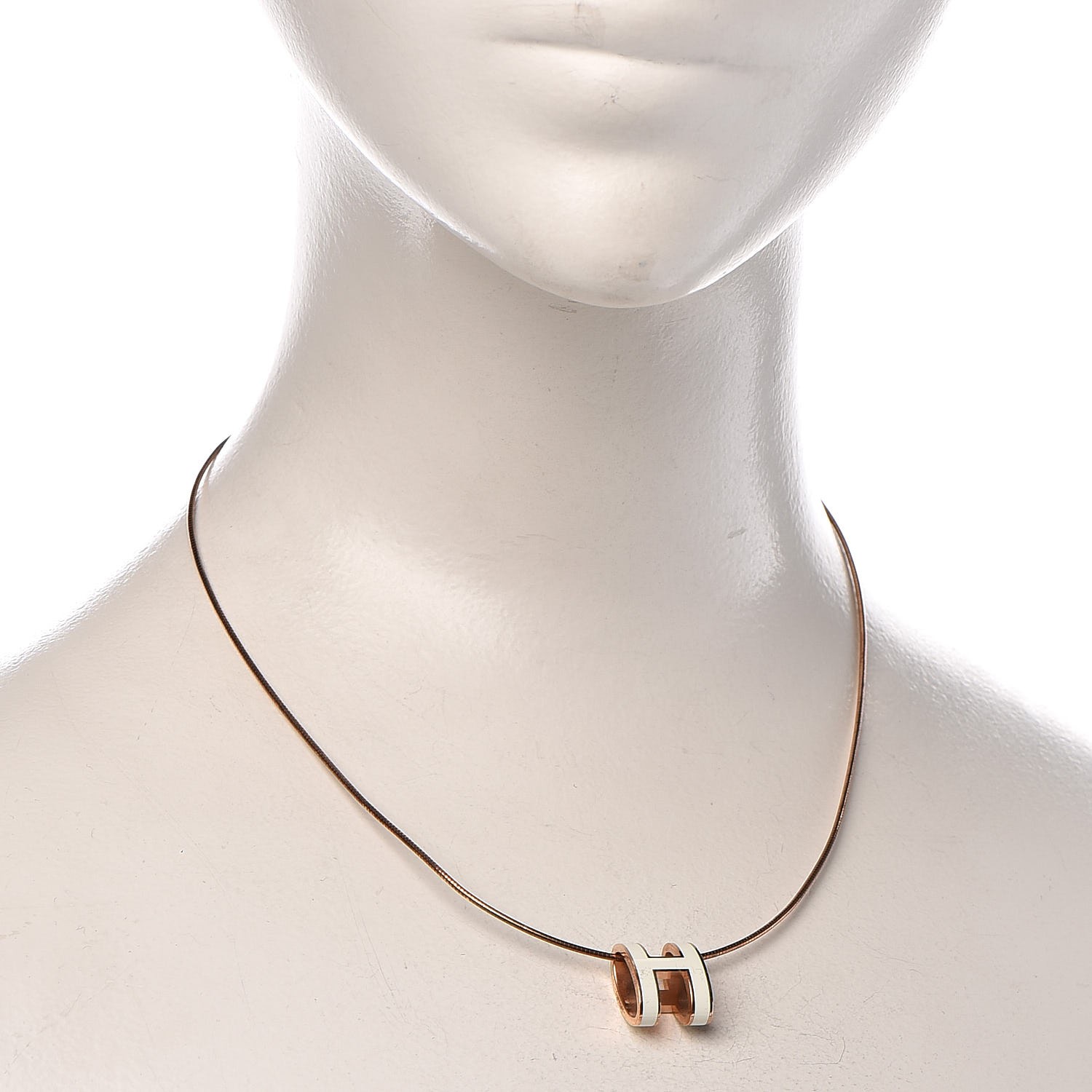 HERMES Lacquered Rose Gold Pop H 