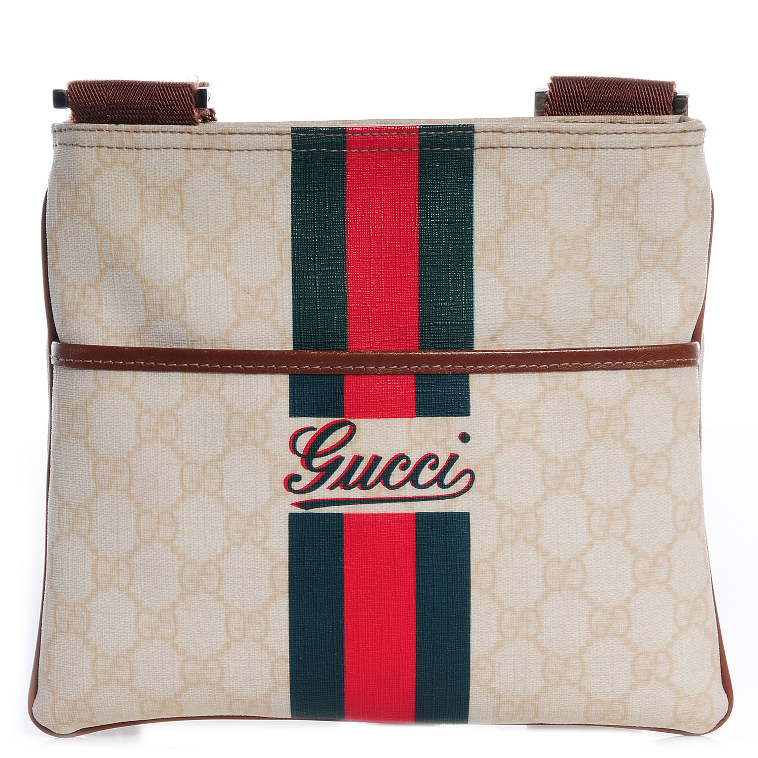 white gucci messenger bag