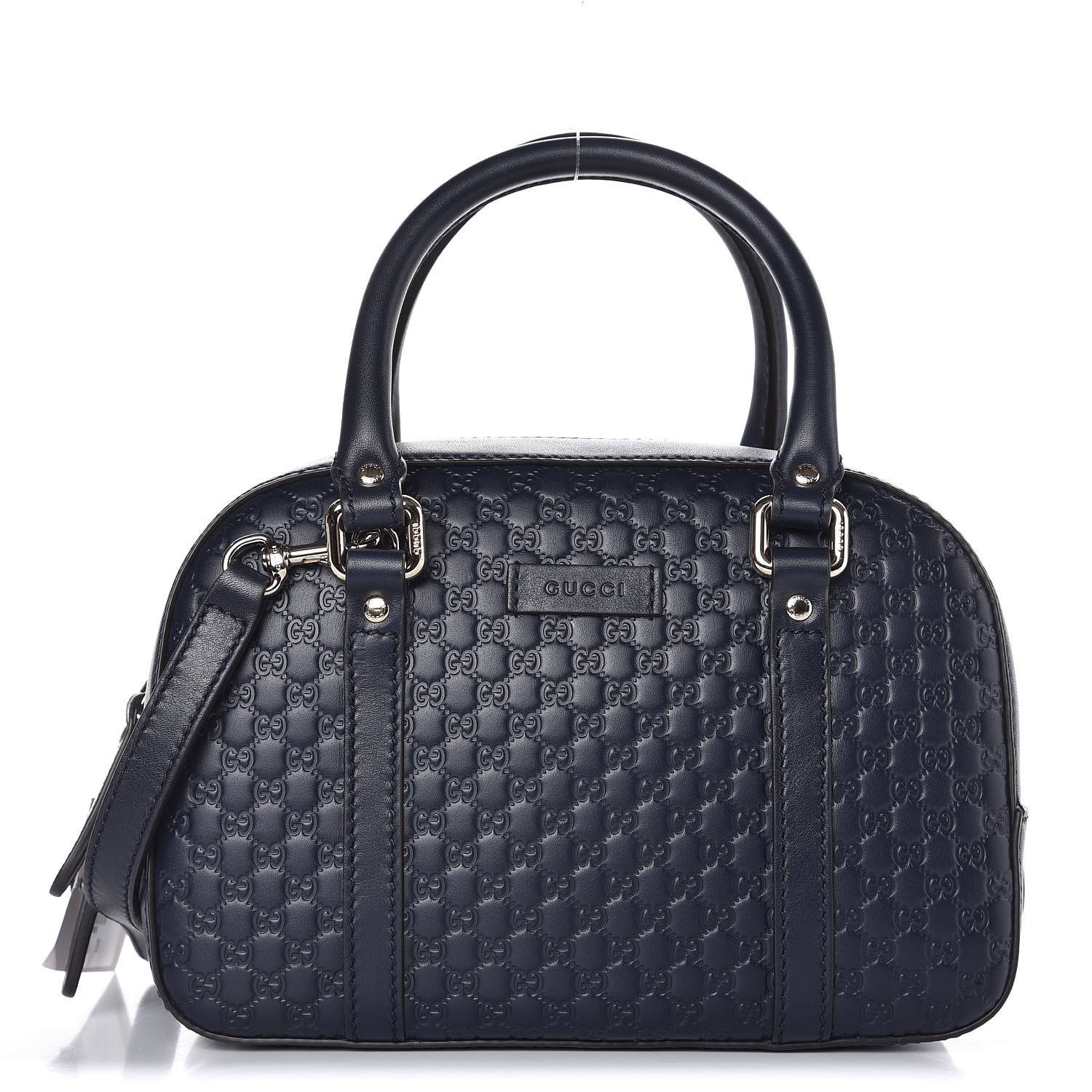 GUCCI Microguccissima Small Crossbody Bag Navy Blue 281804