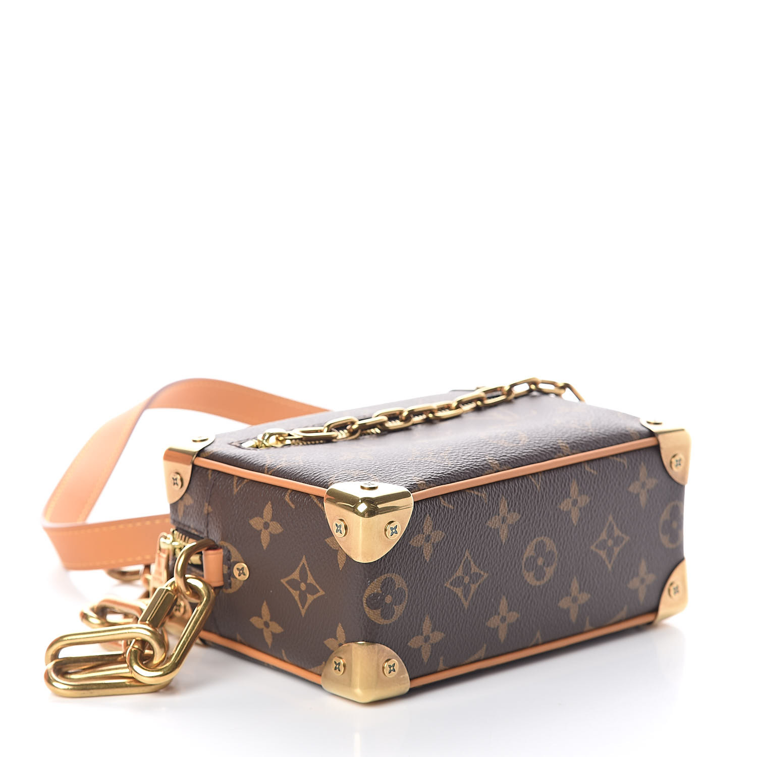 Louis Vuitton Soft Trunk Monogram Brown in Coated Canvas with Black Orange  - US