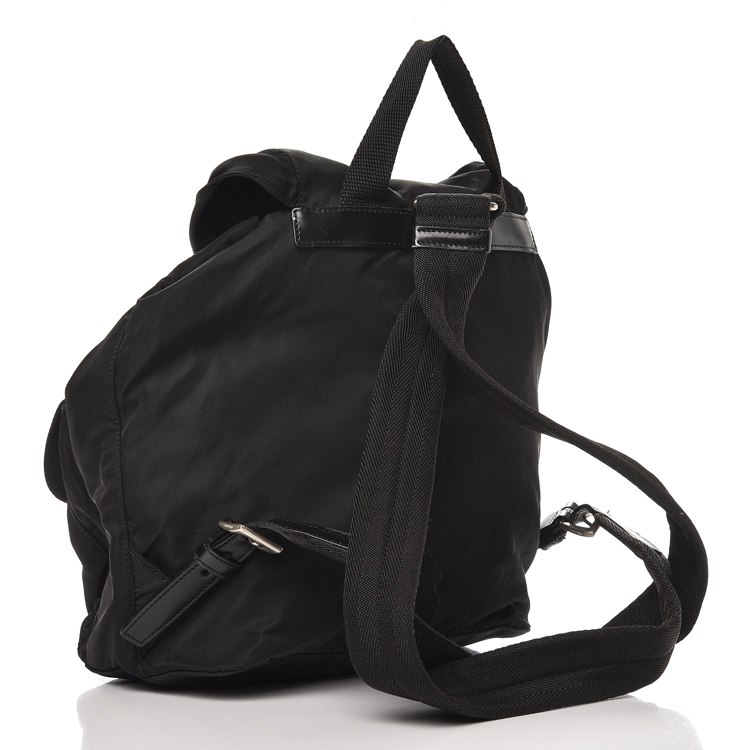PRADA Nylon Vela Small Backpack Nero Black 249667