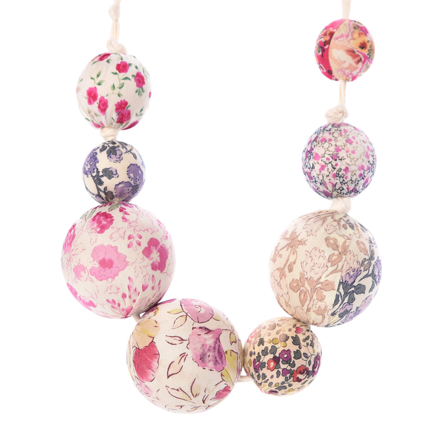 LOUIS VUITTON Fabric Beads Necklace Multicolor 336561