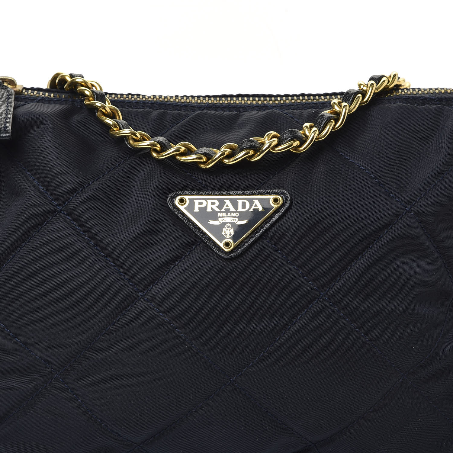 prada navy nylon runners