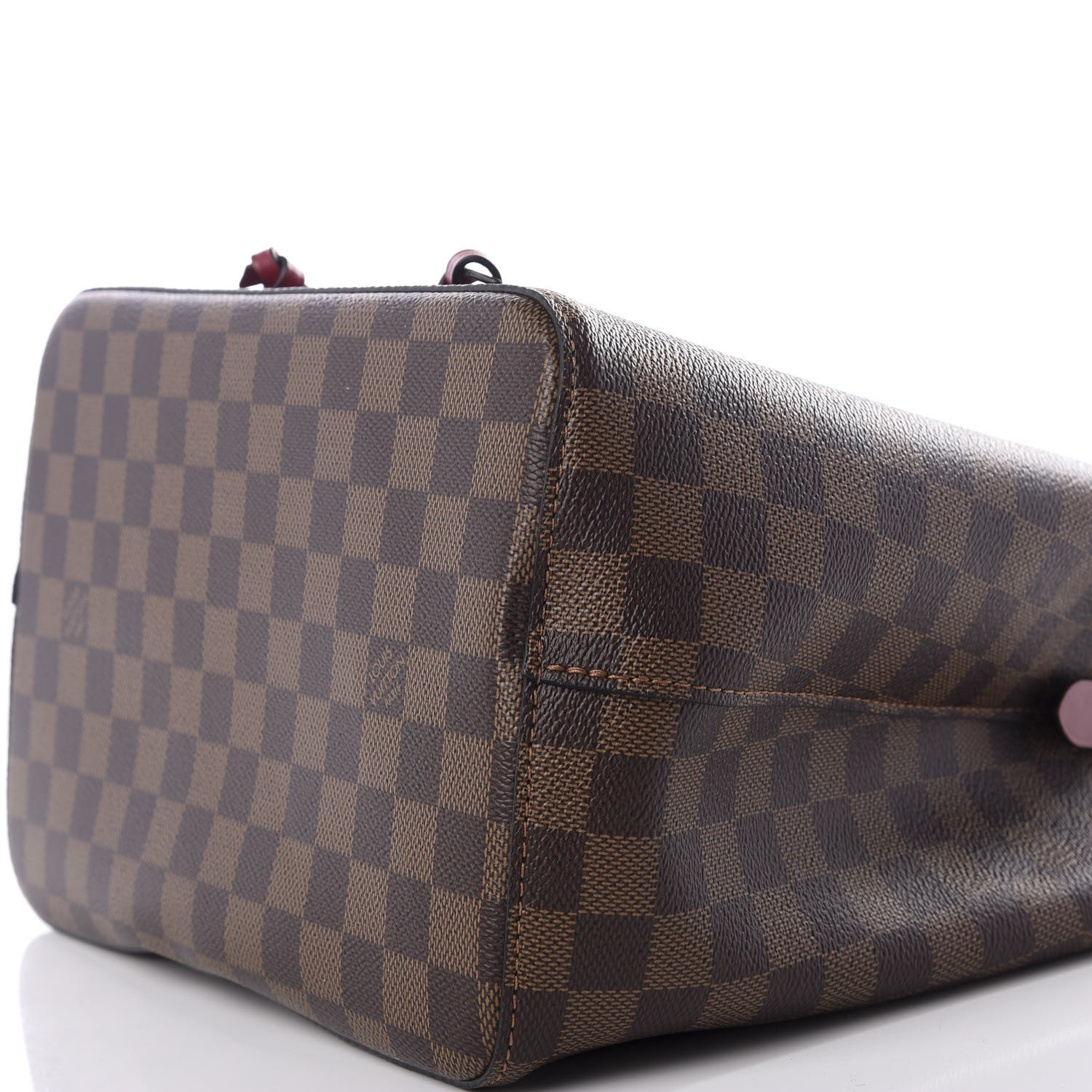 Authentic Louis Vuitton NeoNoe MM Damier Ebene Cherry Berry Bucket