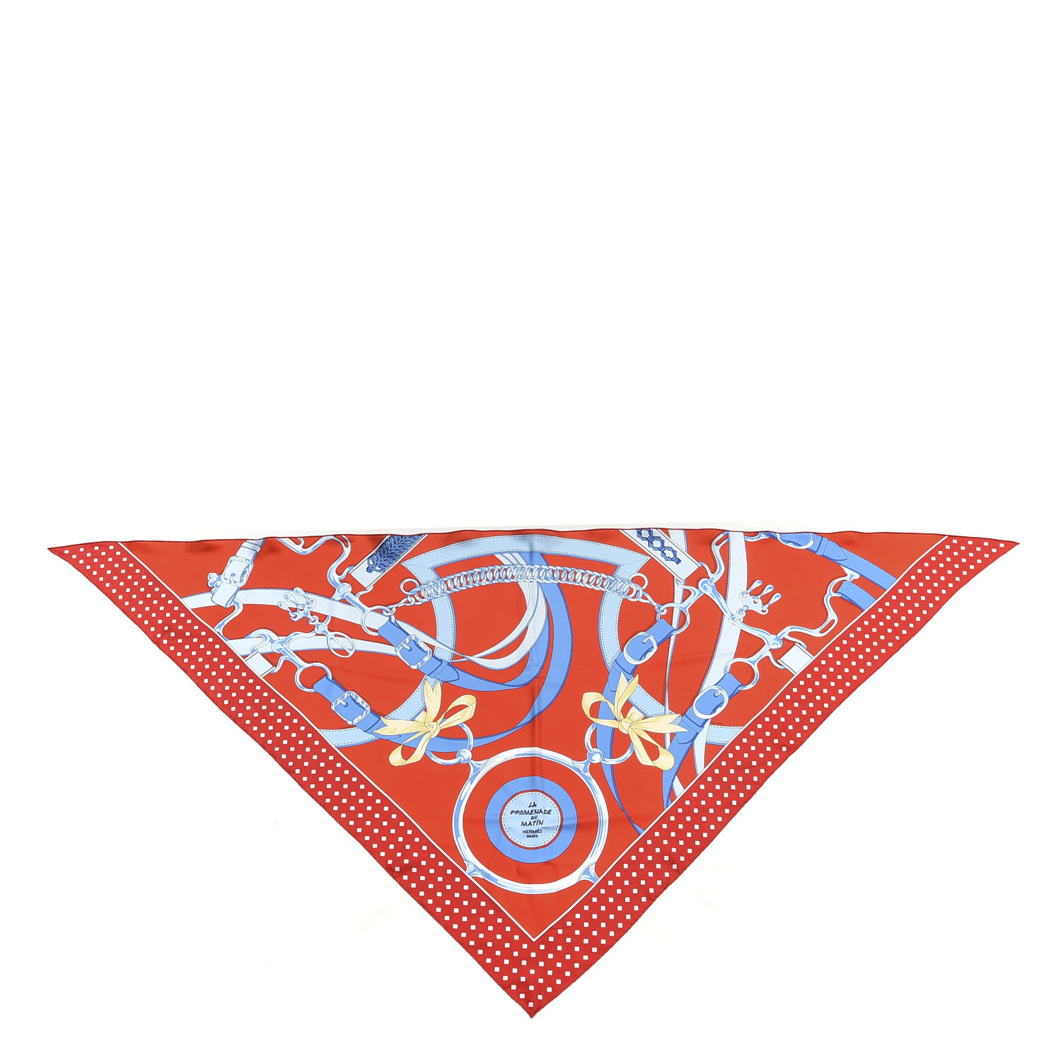 hermes triangle scarf