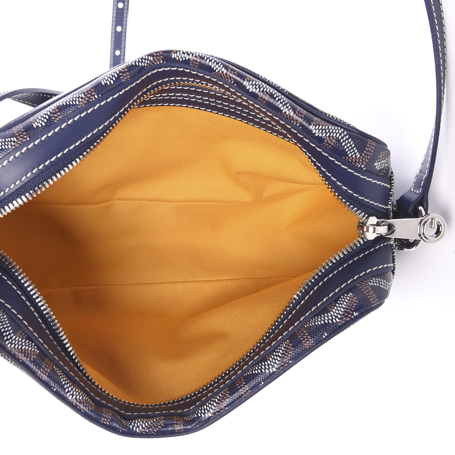 GOYARD Goyardine Sac Cap Vert Navy 587123