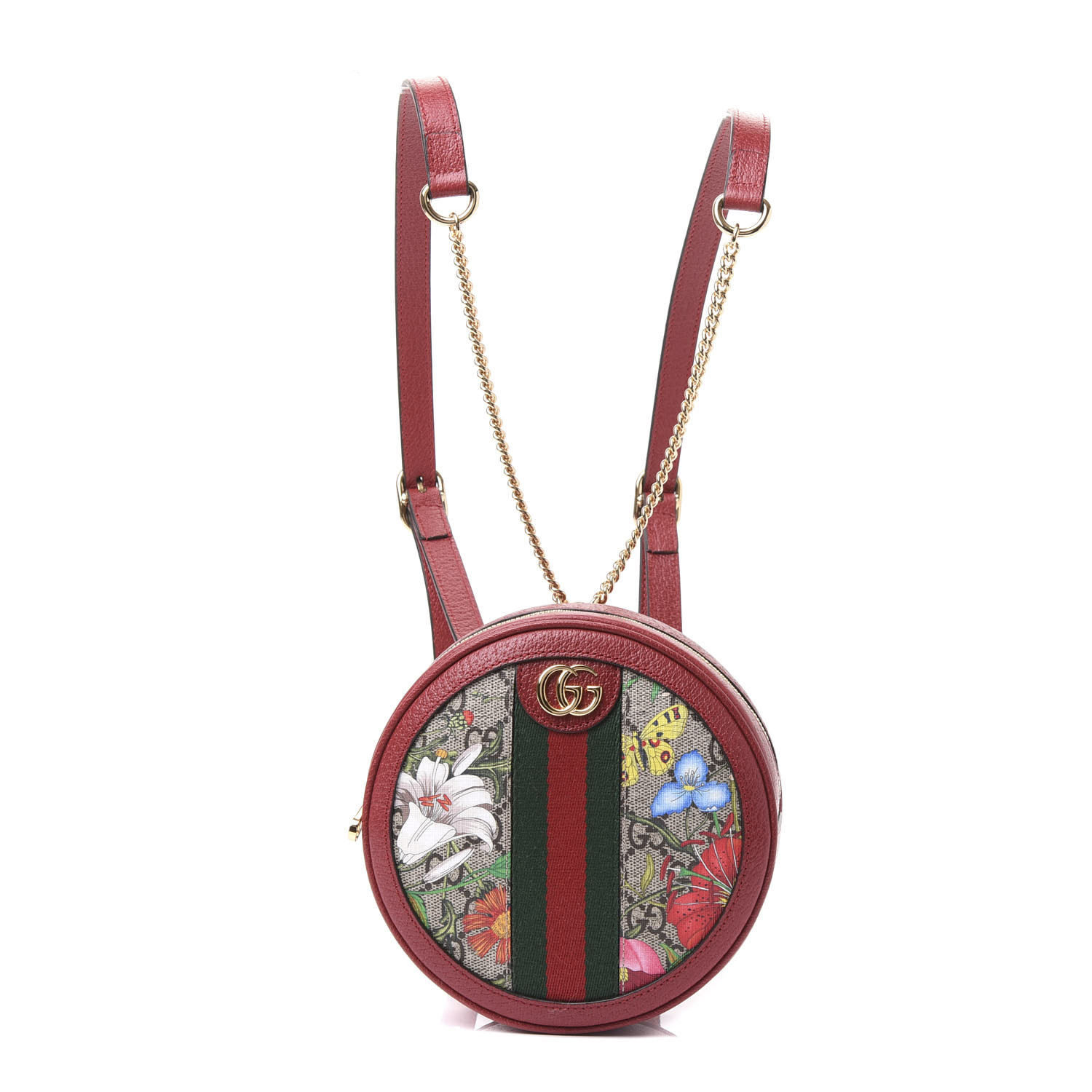 red round gucci bag