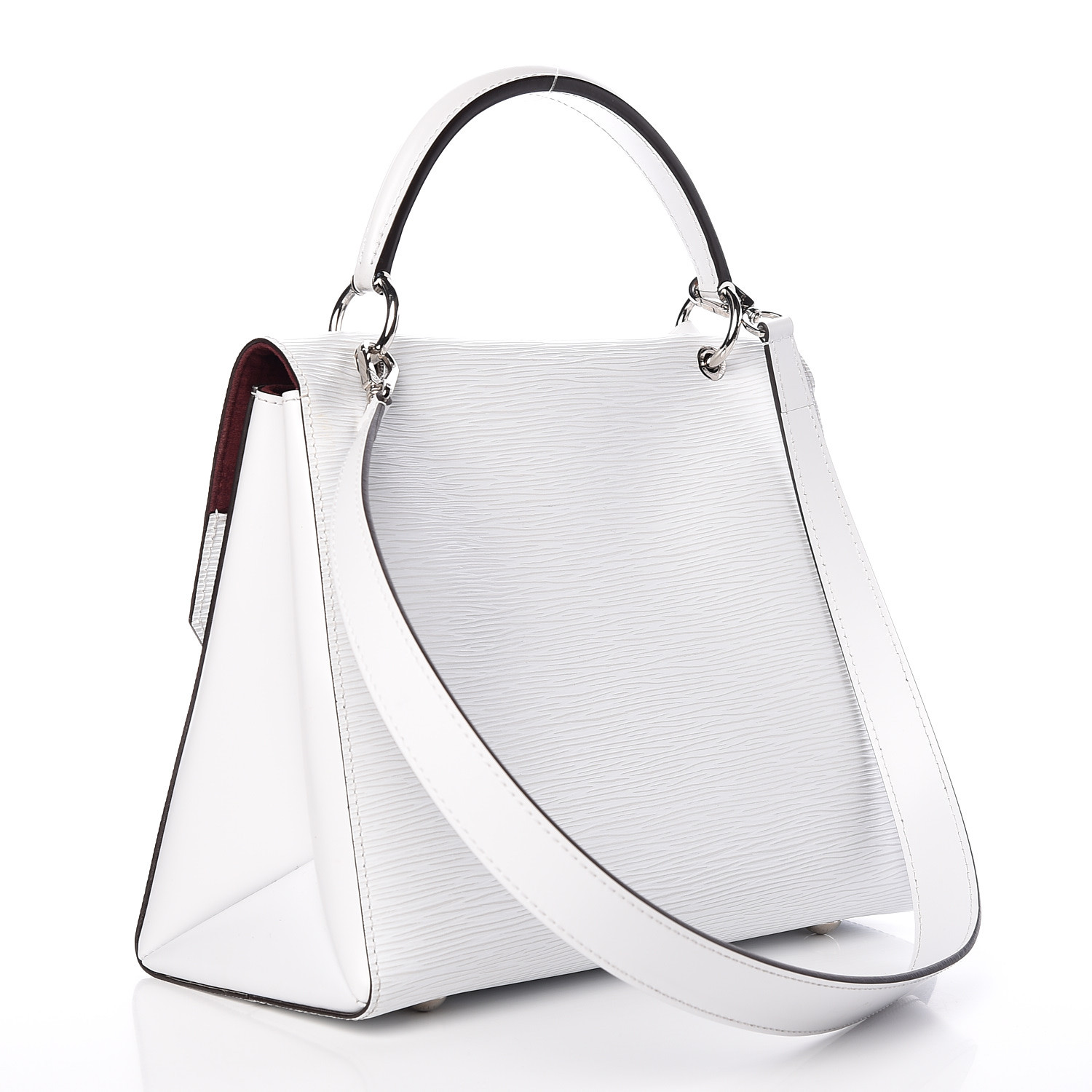 LOUIS VUITTON Grenelle PM shoulder bag Womens handbag M53834 blanc Leather  ref.213073 - Joli Closet