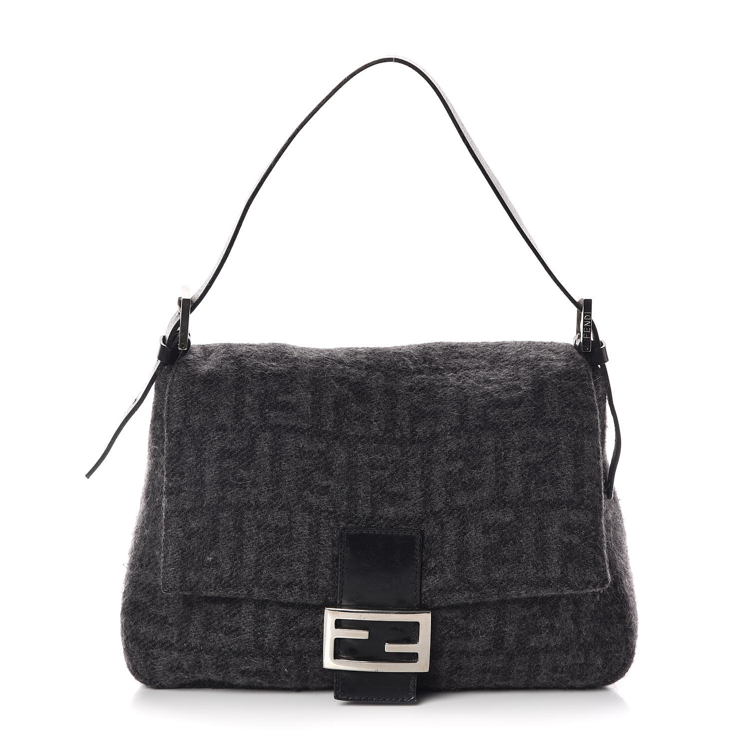 fendi wool baguette