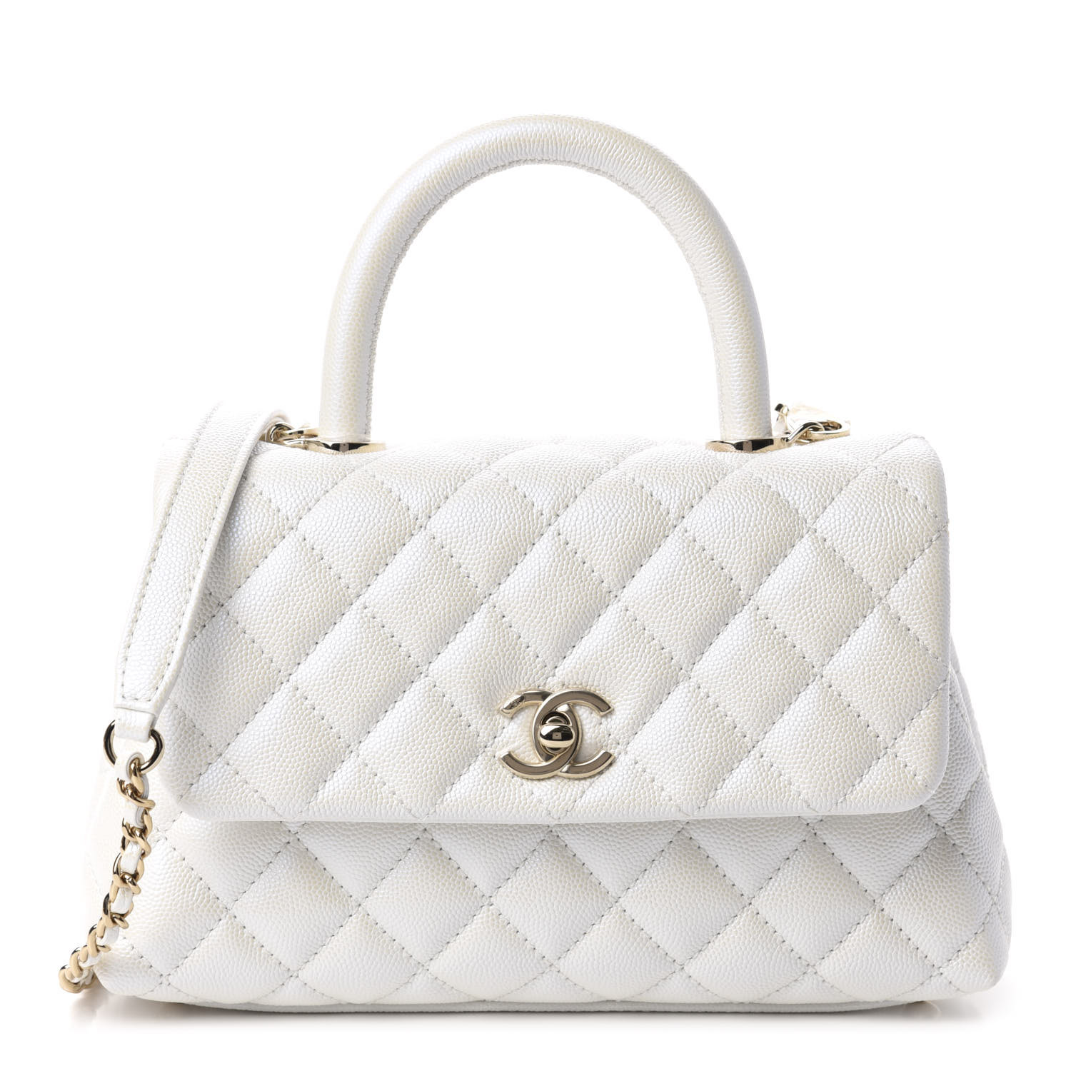 chanel iridescent coco handle