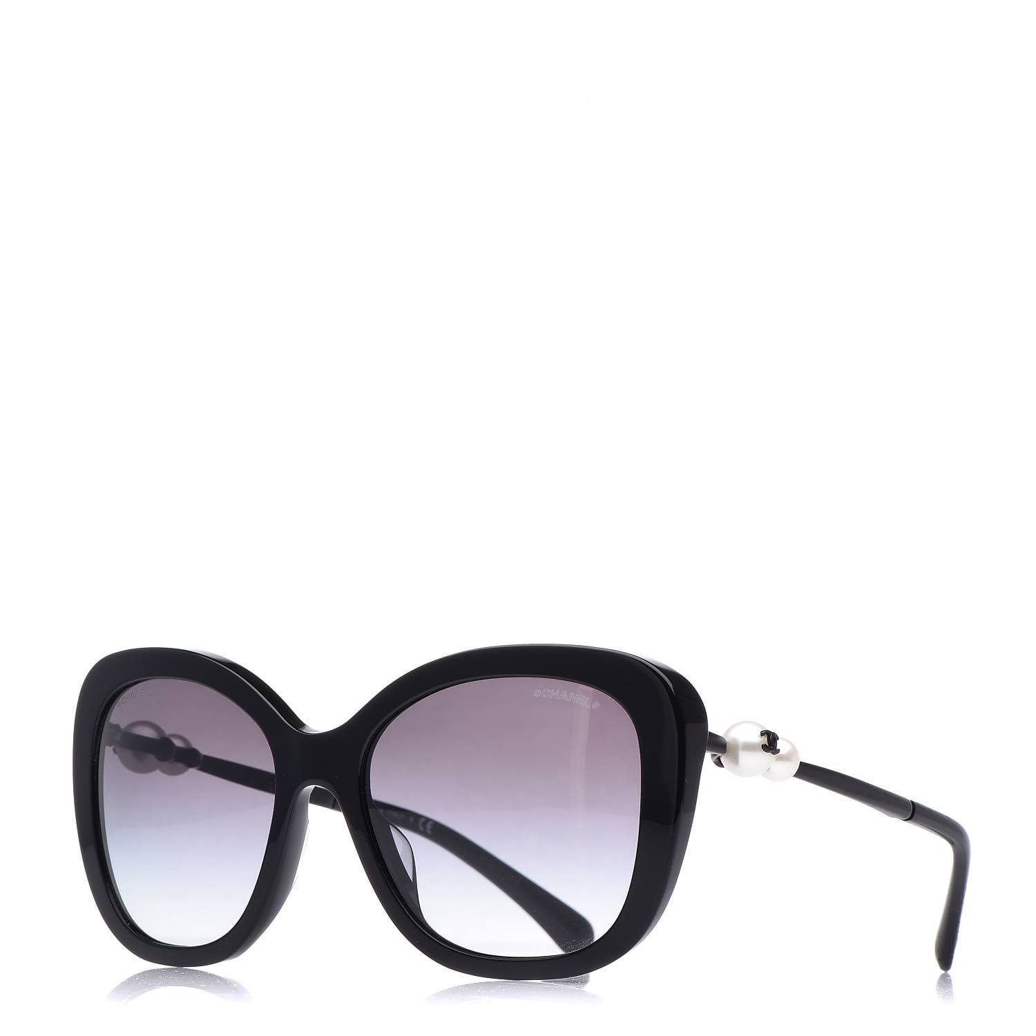 chanel eyeglasses pearl on side