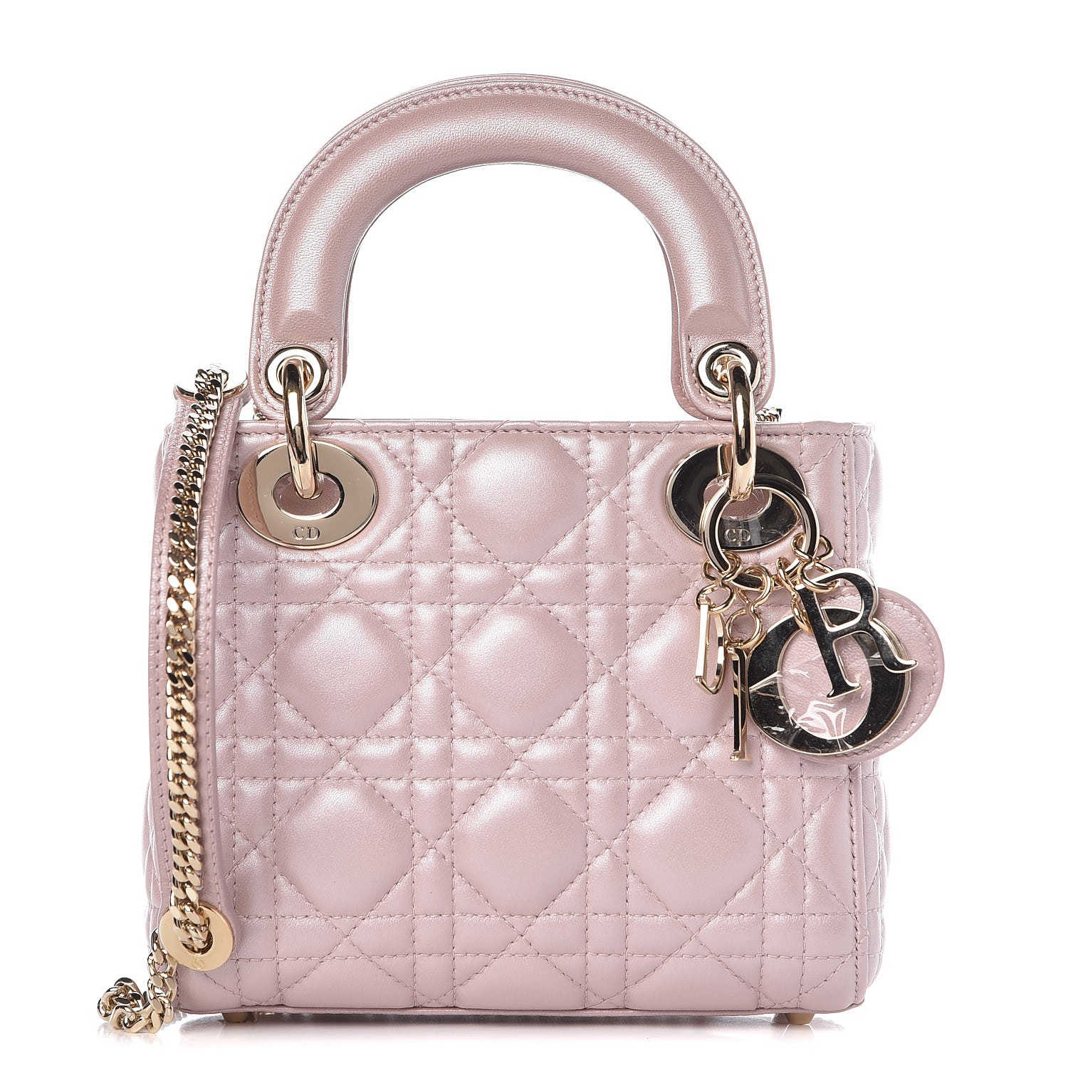 mini lady dior lambskin