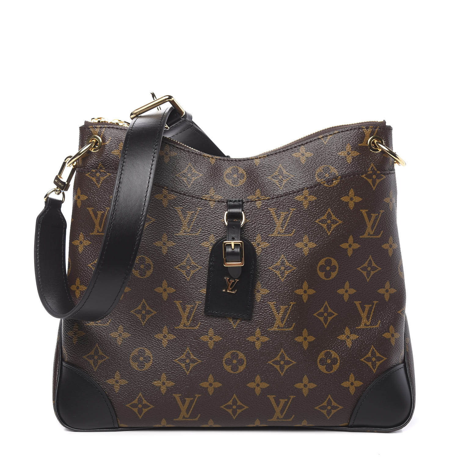 LOUIS VUITTON Monogram Odeon MM Black 603512